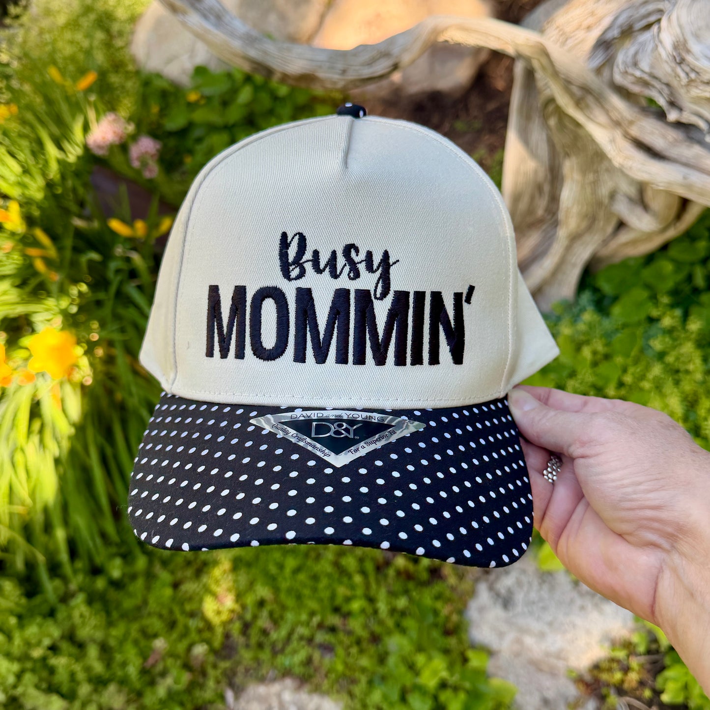 Embroidered Hats- Busy MOMMIN'