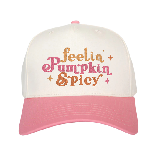 Embroidered Hats- Feelin' Pumpkin Spicy