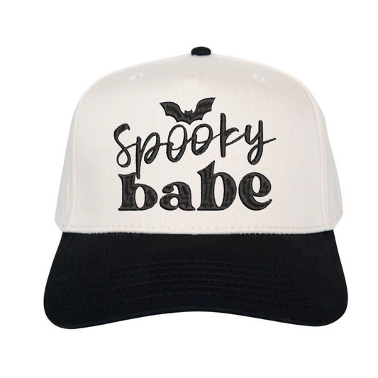 Embroidered Hats- Spooky Babe