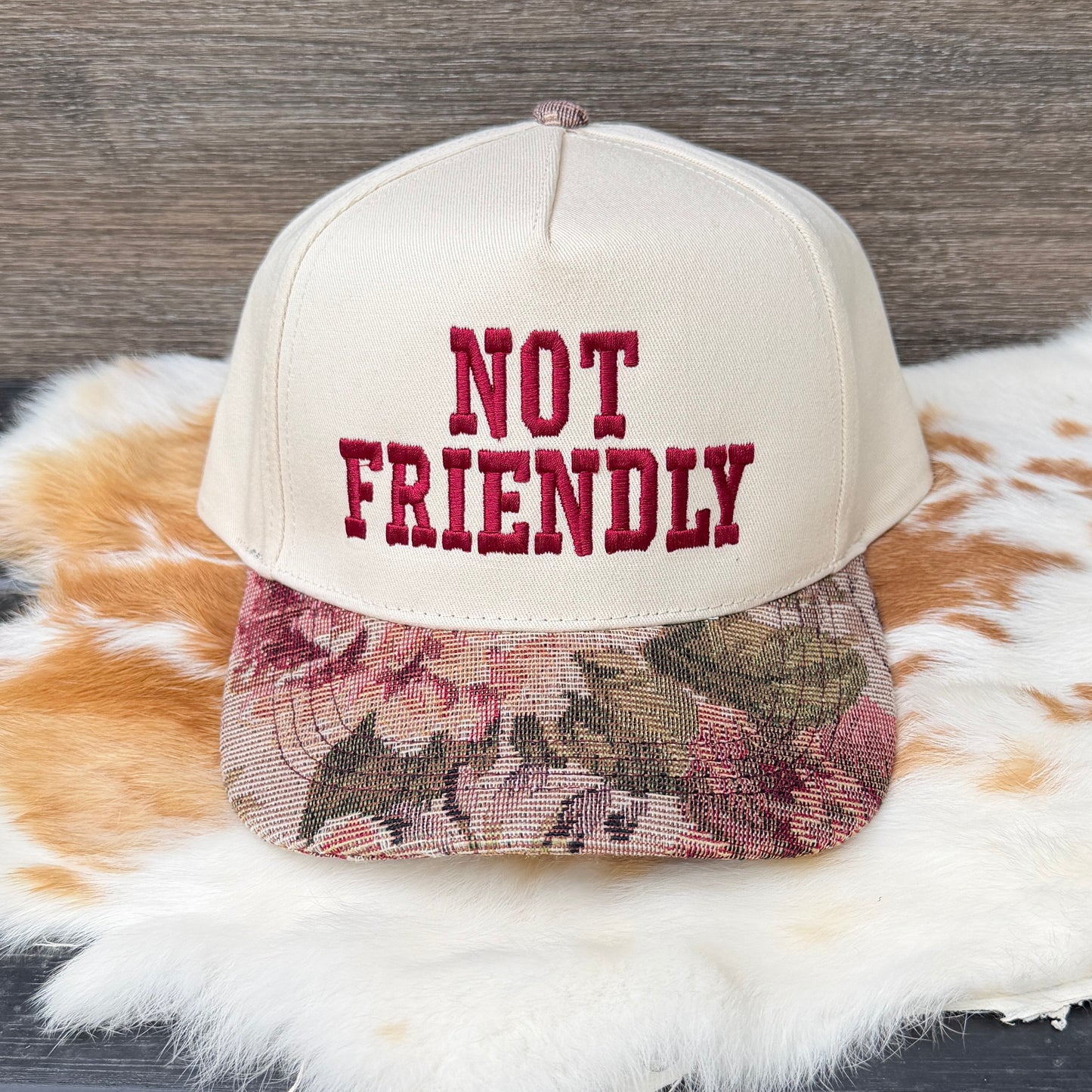 Embroidered Hats- NOT FRIENDLY