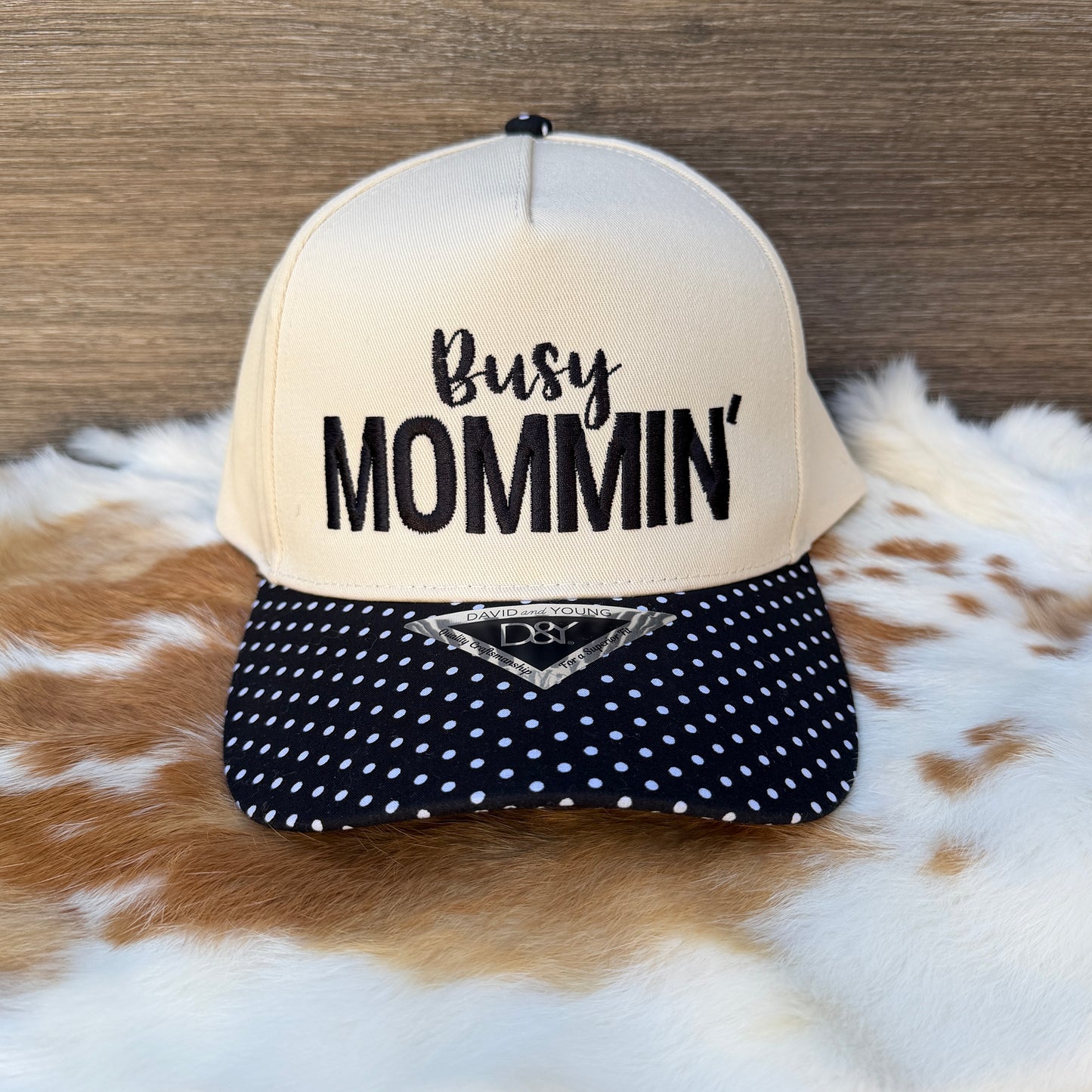 Embroidered Hats- Busy MOMMIN'