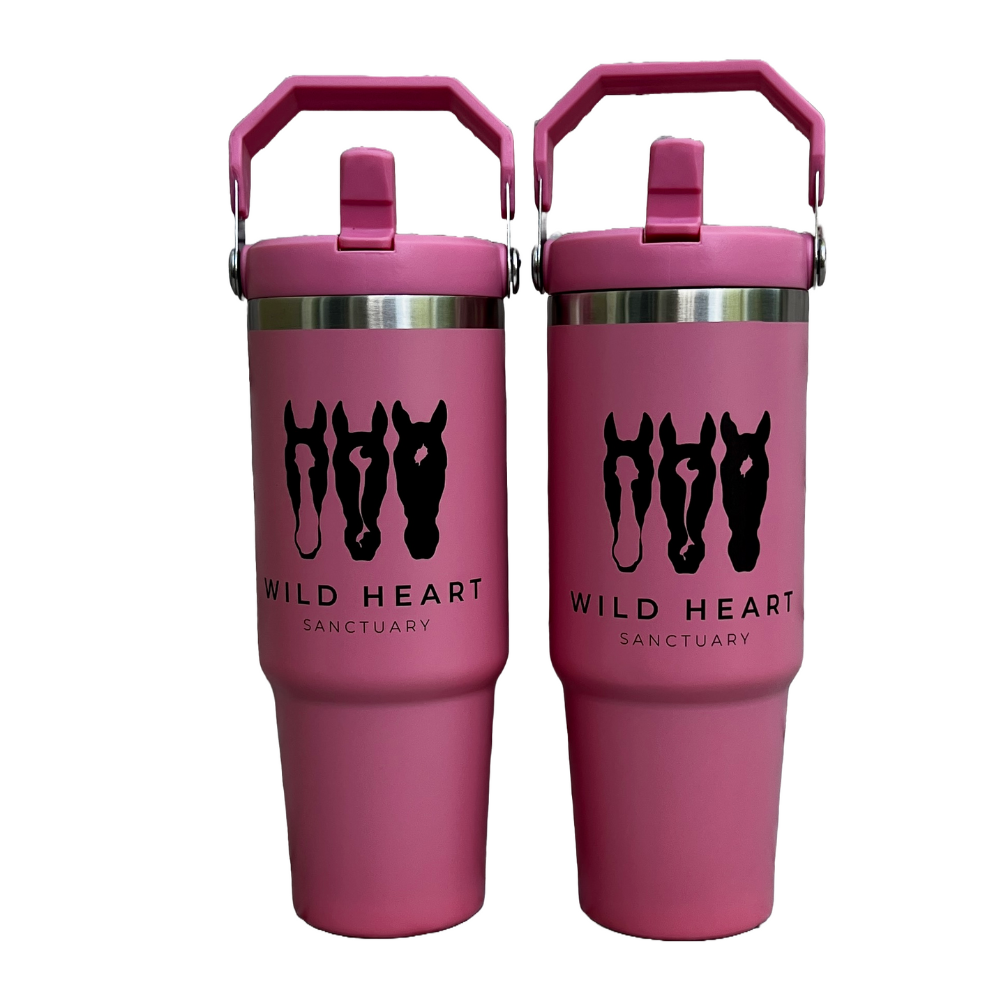 Yoga Traveler Tumbler 30 oz- Wild Heart Sanctuary Logo