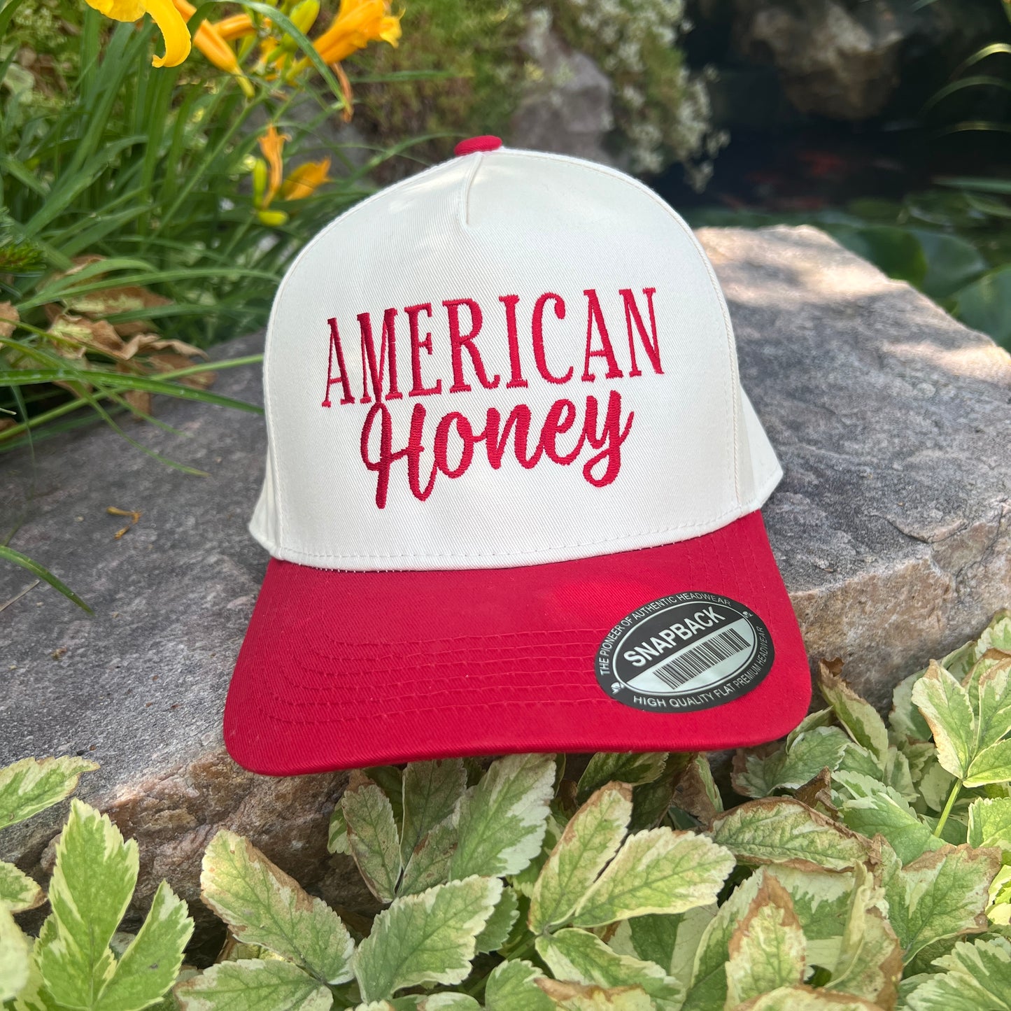 Embroidered Hats- American Honey Vintage trucker hat