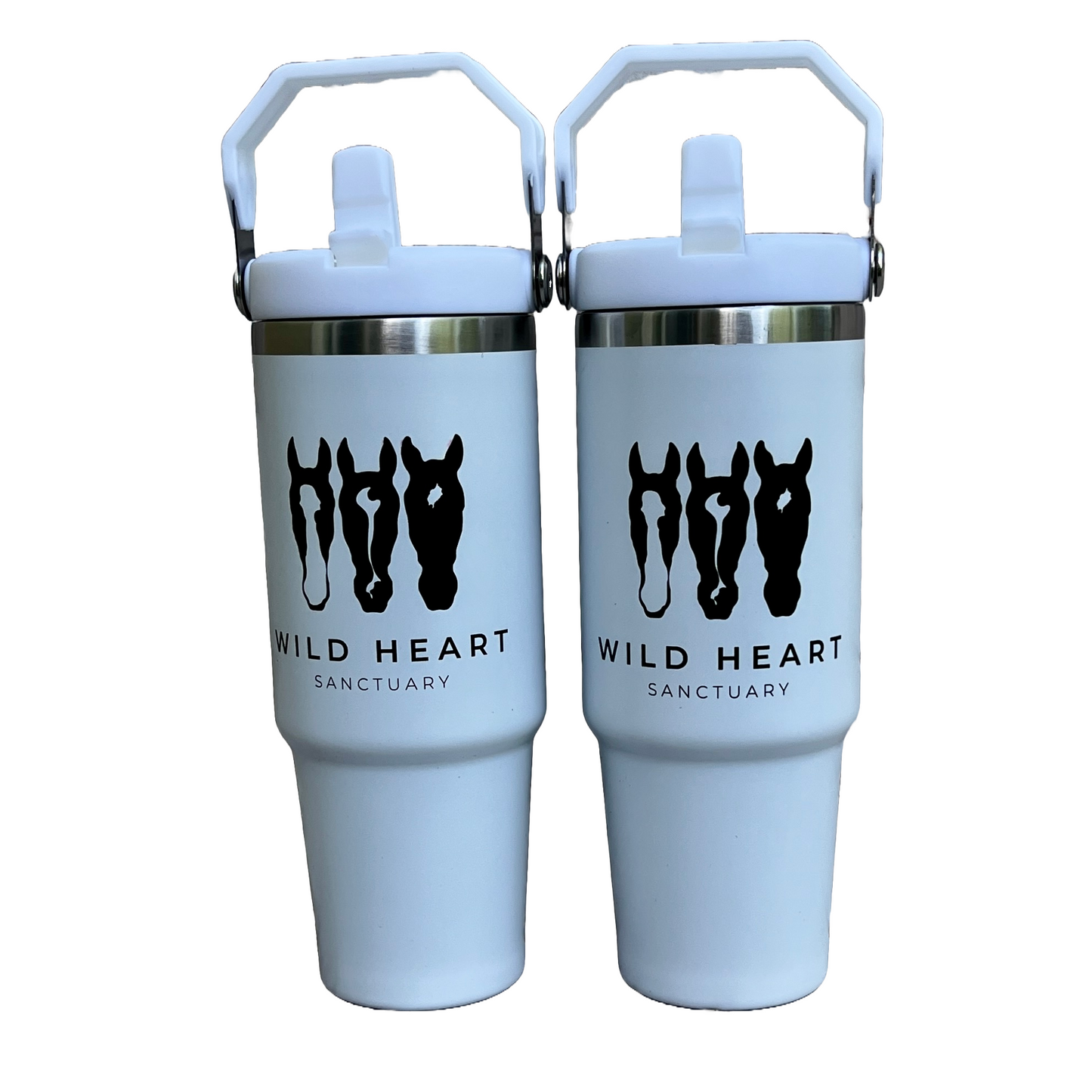 Yoga Traveler Tumbler 30 oz- Wild Heart Sanctuary Logo