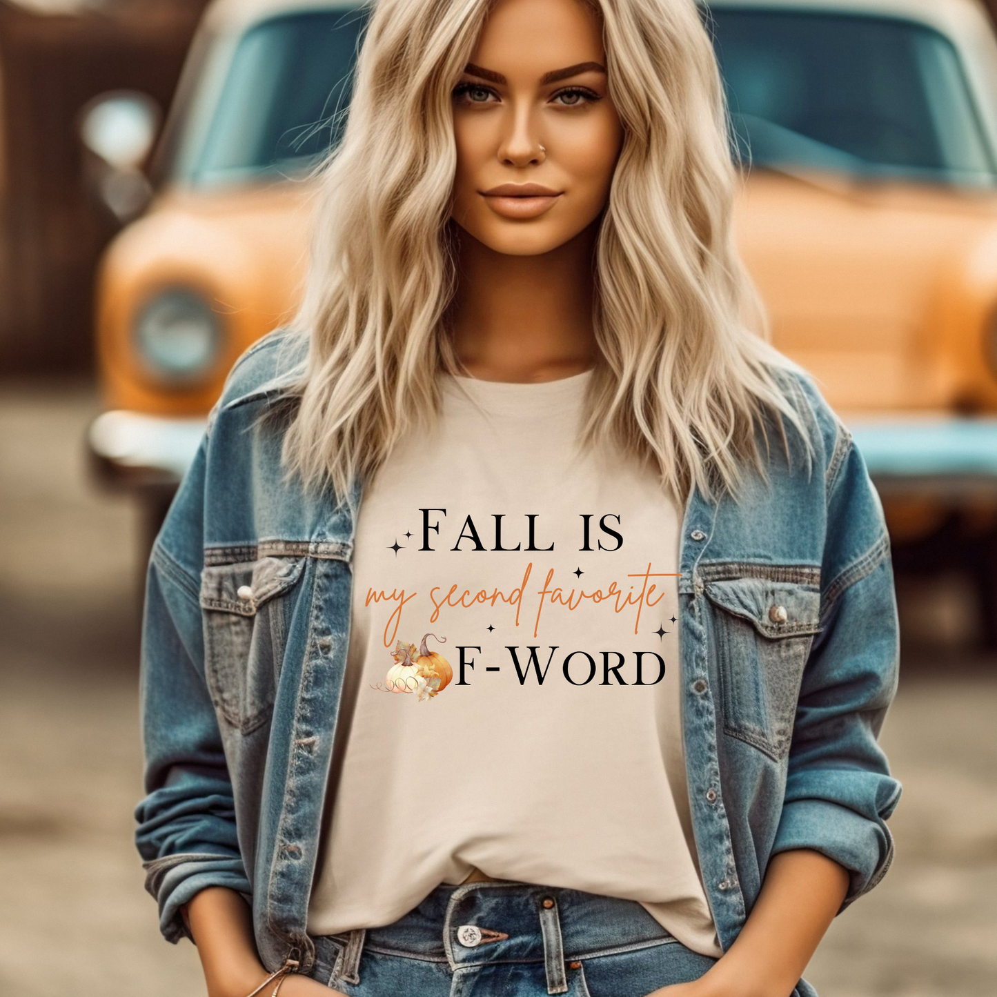 Teeshirt or Sweatshirt- Fall is my 2nd favorite word