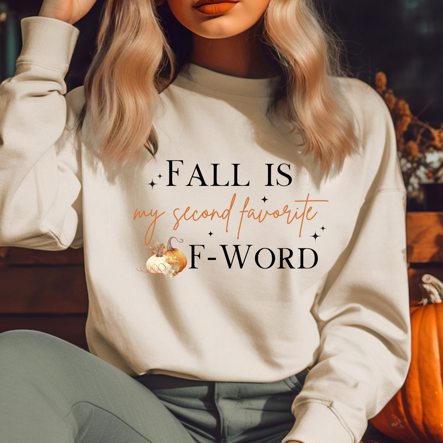 Teeshirt or Sweatshirt- Fall is my 2nd favorite word