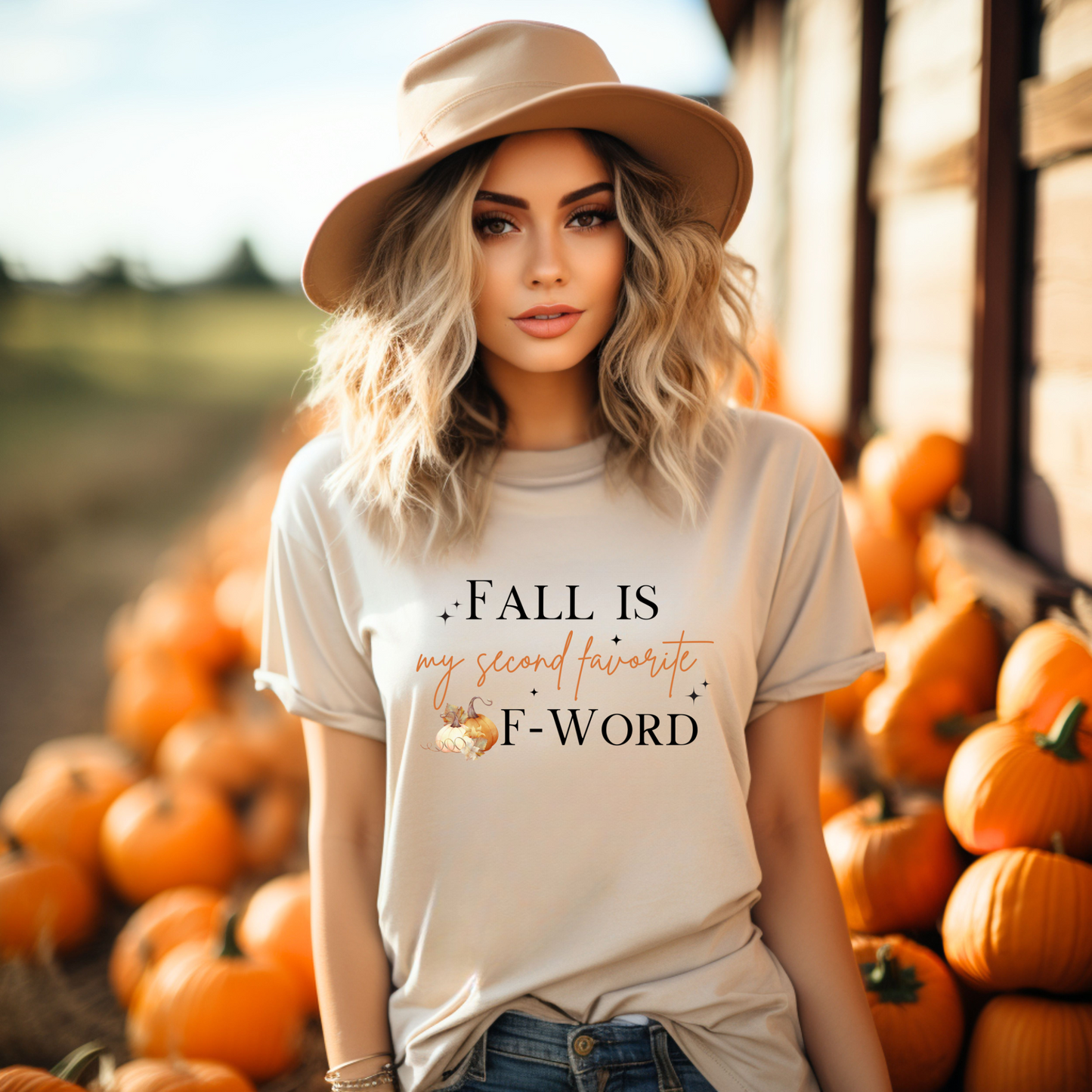 Teeshirt or Sweatshirt- Fall is my 2nd favorite word