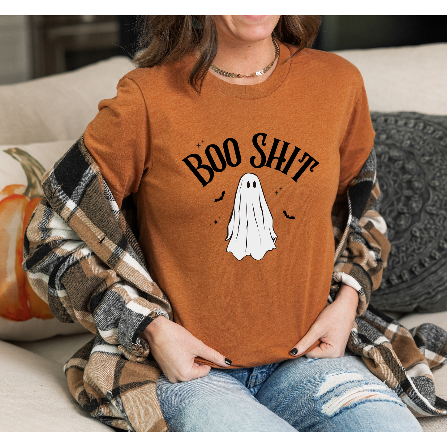 Teeshirt or Sweatshirt-Boo Shit