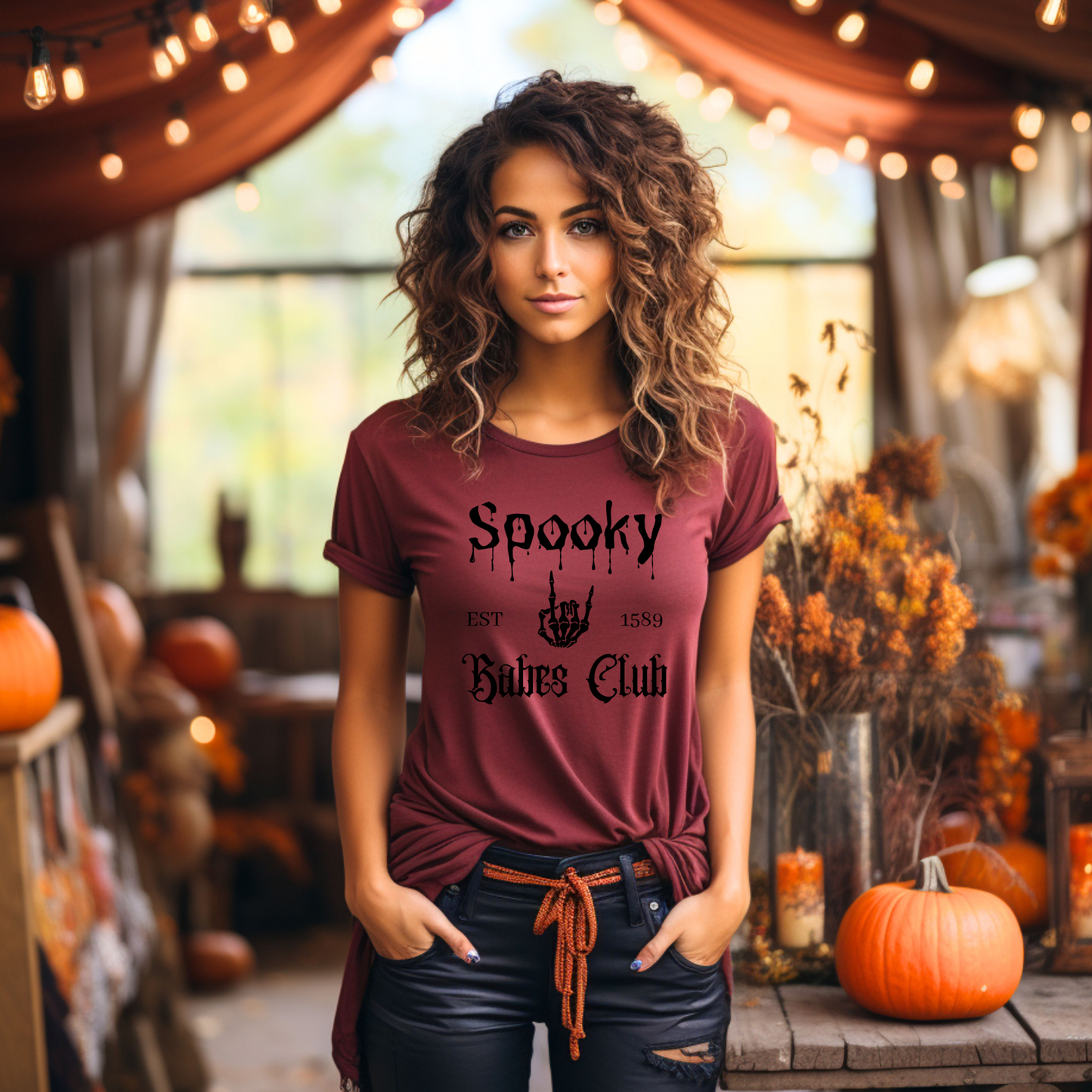 Teeshirt or Sweatshirt- Spooky Babes club