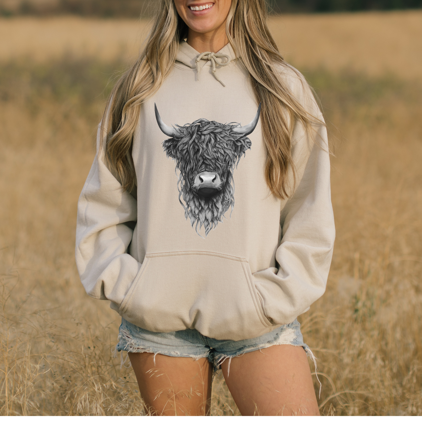 Teeshirt or Sweatshirt - Highlander Cow