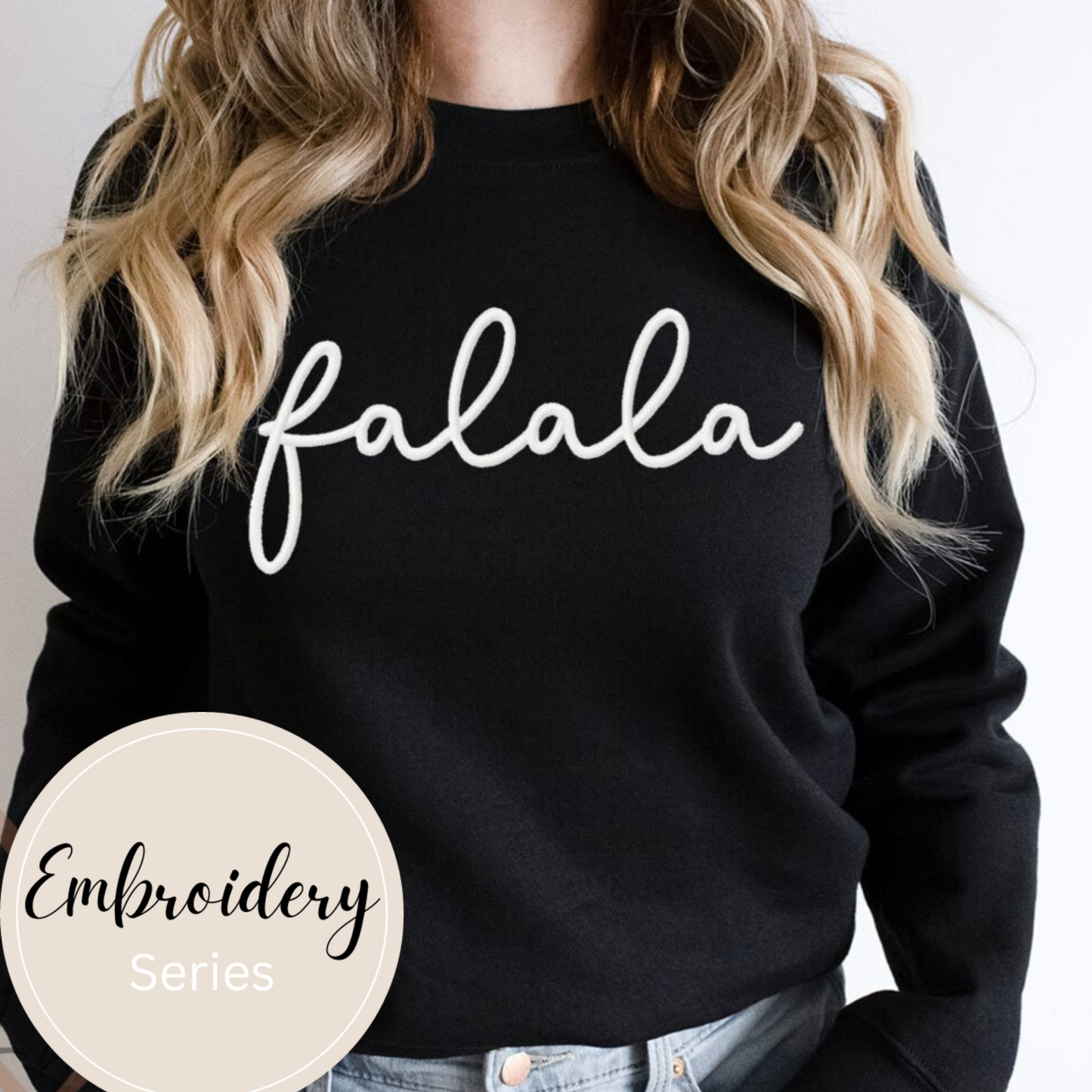 Embroidered Sweatshirt - Holiday Collection Falala