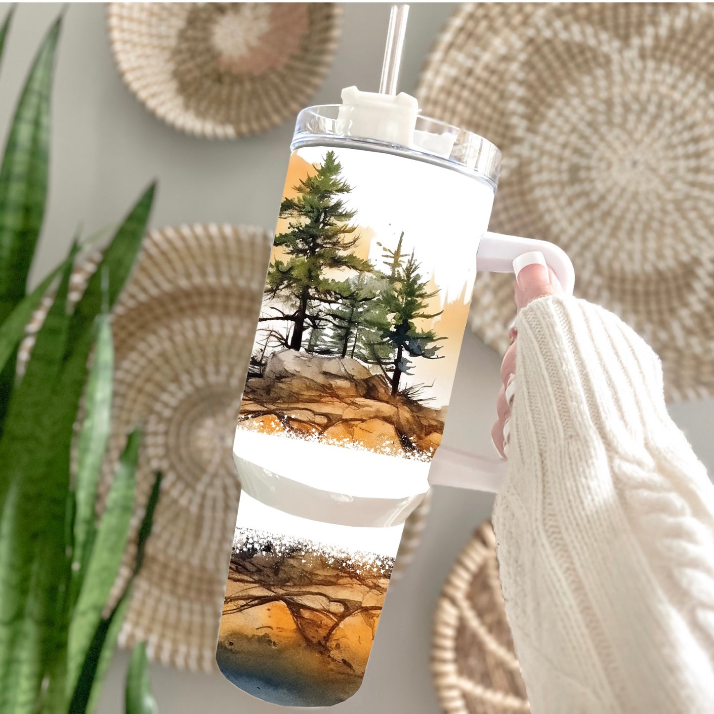 Traveler Tumbler 40 oz- Take me to the Mountains