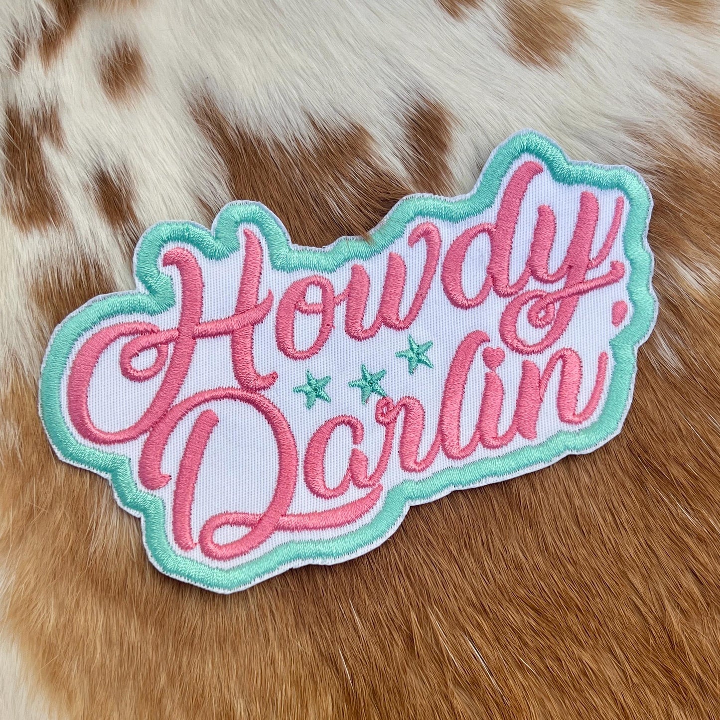 Embroidered Patches - Howdy Darlin'