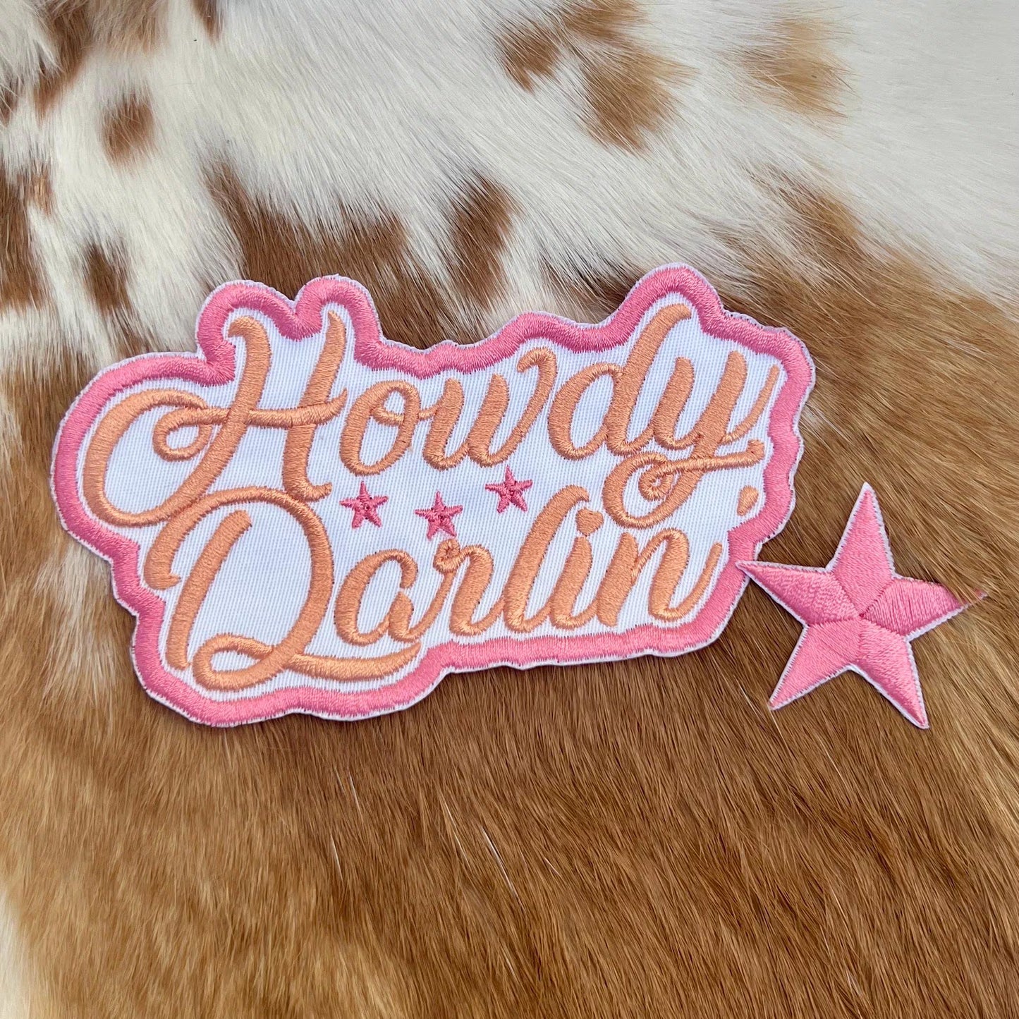 Embroidered Patches - Howdy Darlin'