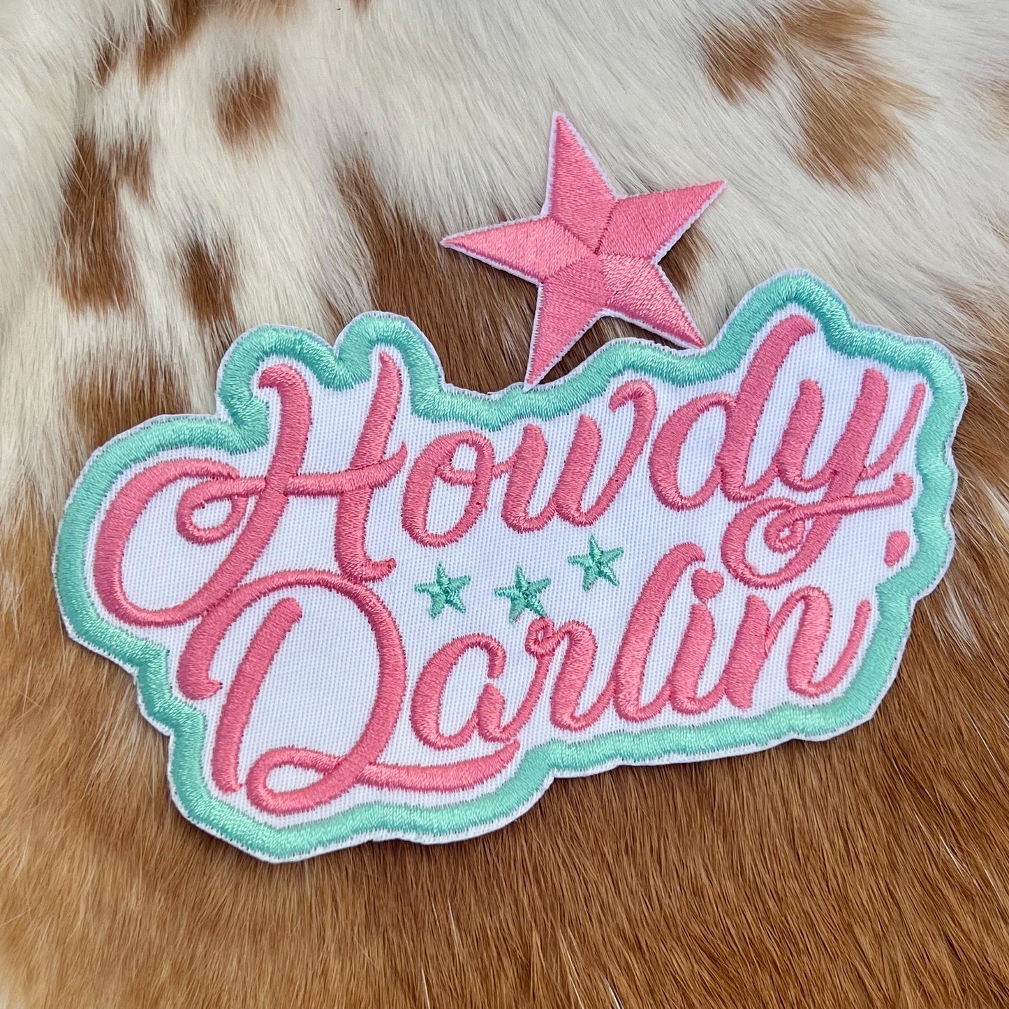 Embroidered Patches - Howdy Darlin'