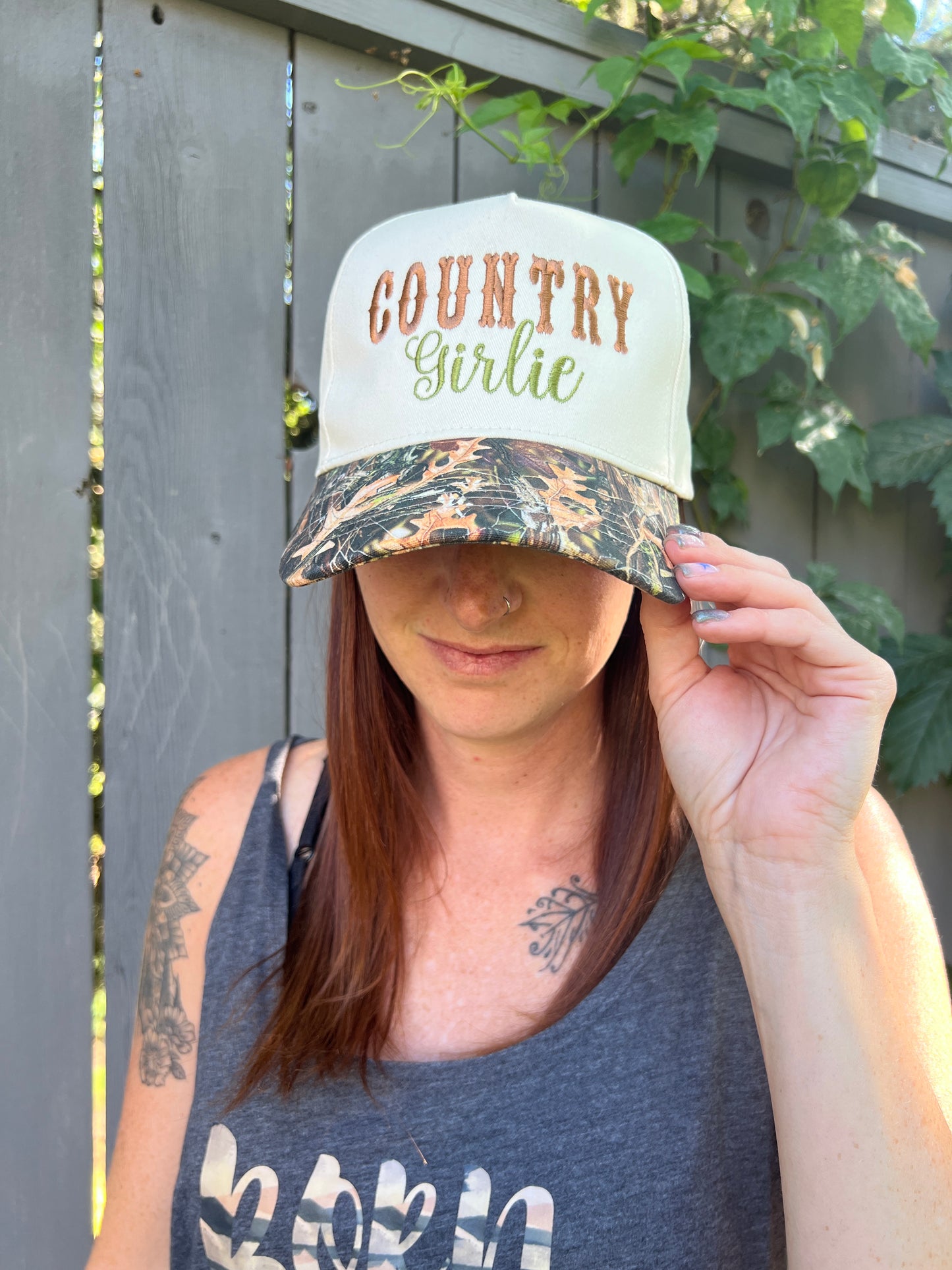 Embroidered Hats- Country Girlie