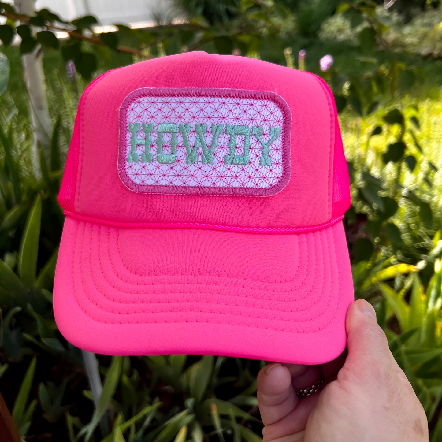 Embroidered Hats- Howdy Patch Hat