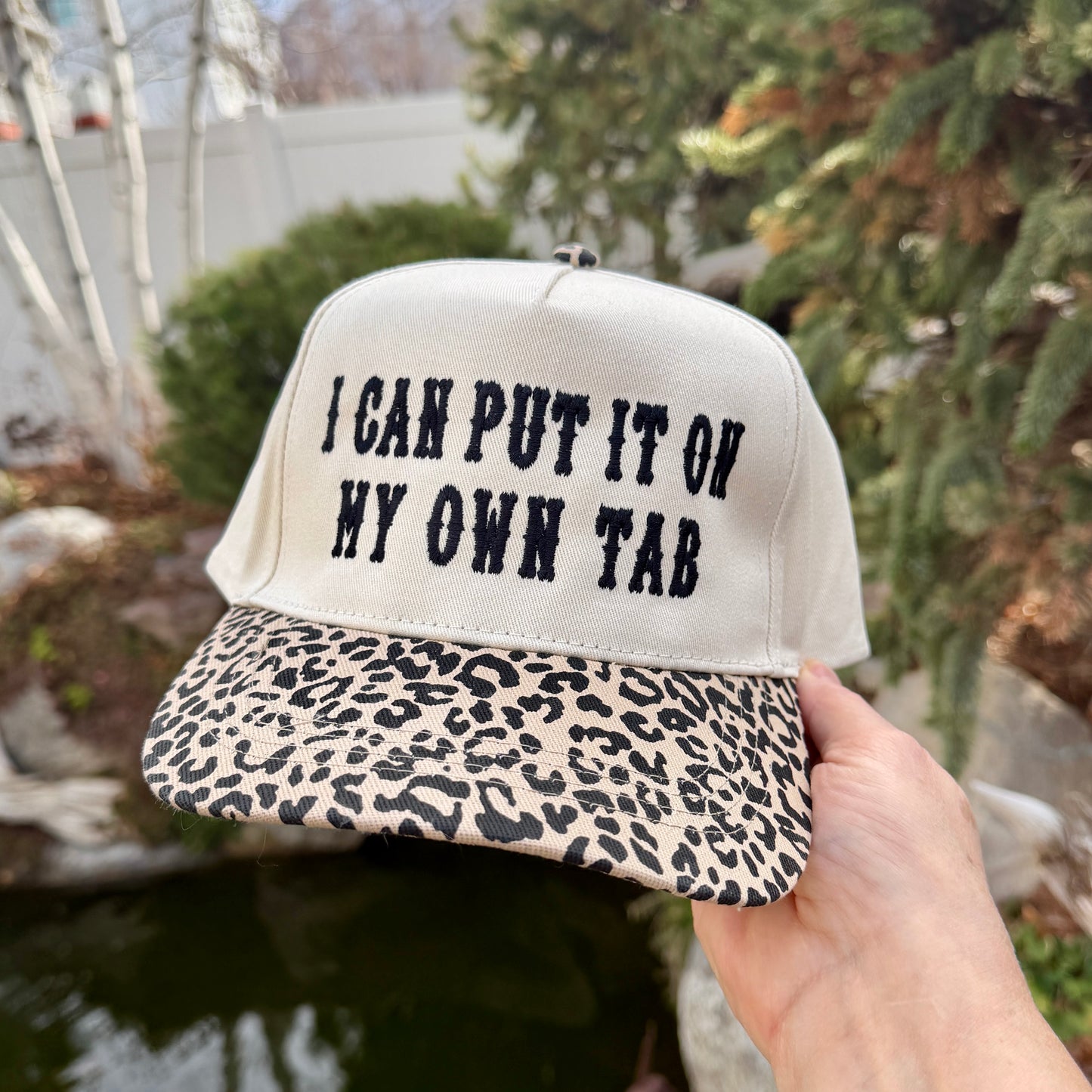 Embroidered Hats- Put it on my own tab