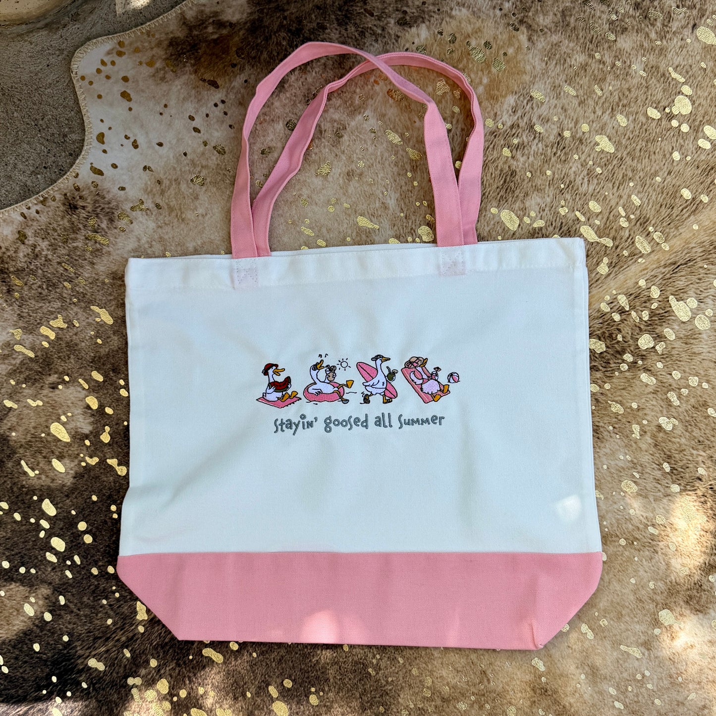 Tote Bags - Staying Goosed all Summer