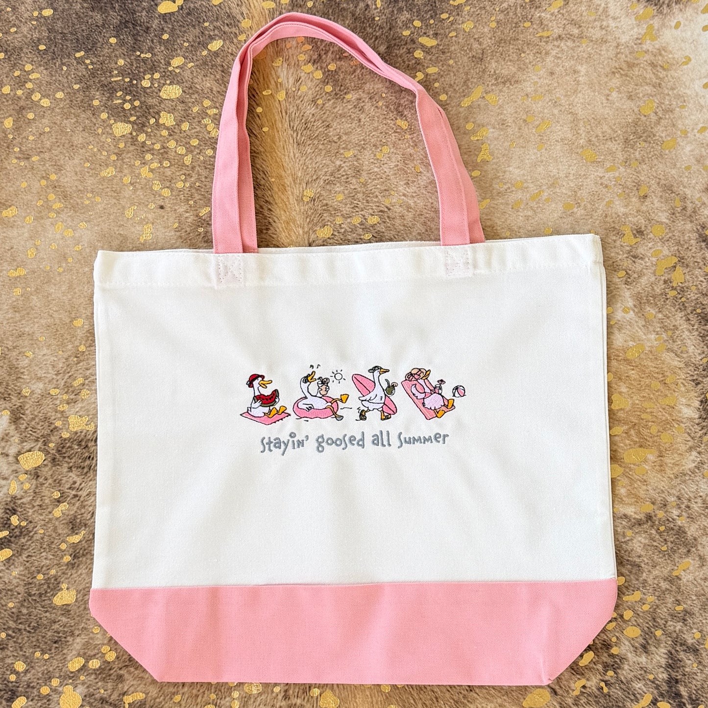 Tote Bags - Staying Goosed all Summer