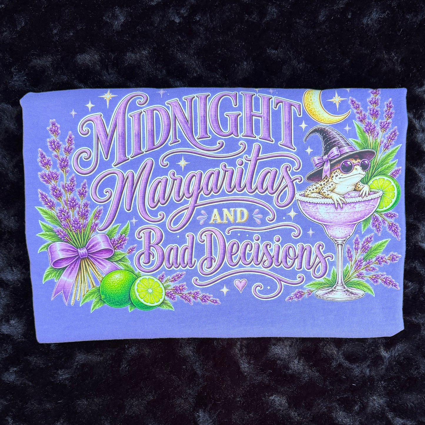 Comfort Colors shirt - Midnight Margarita's & Bad Decisions