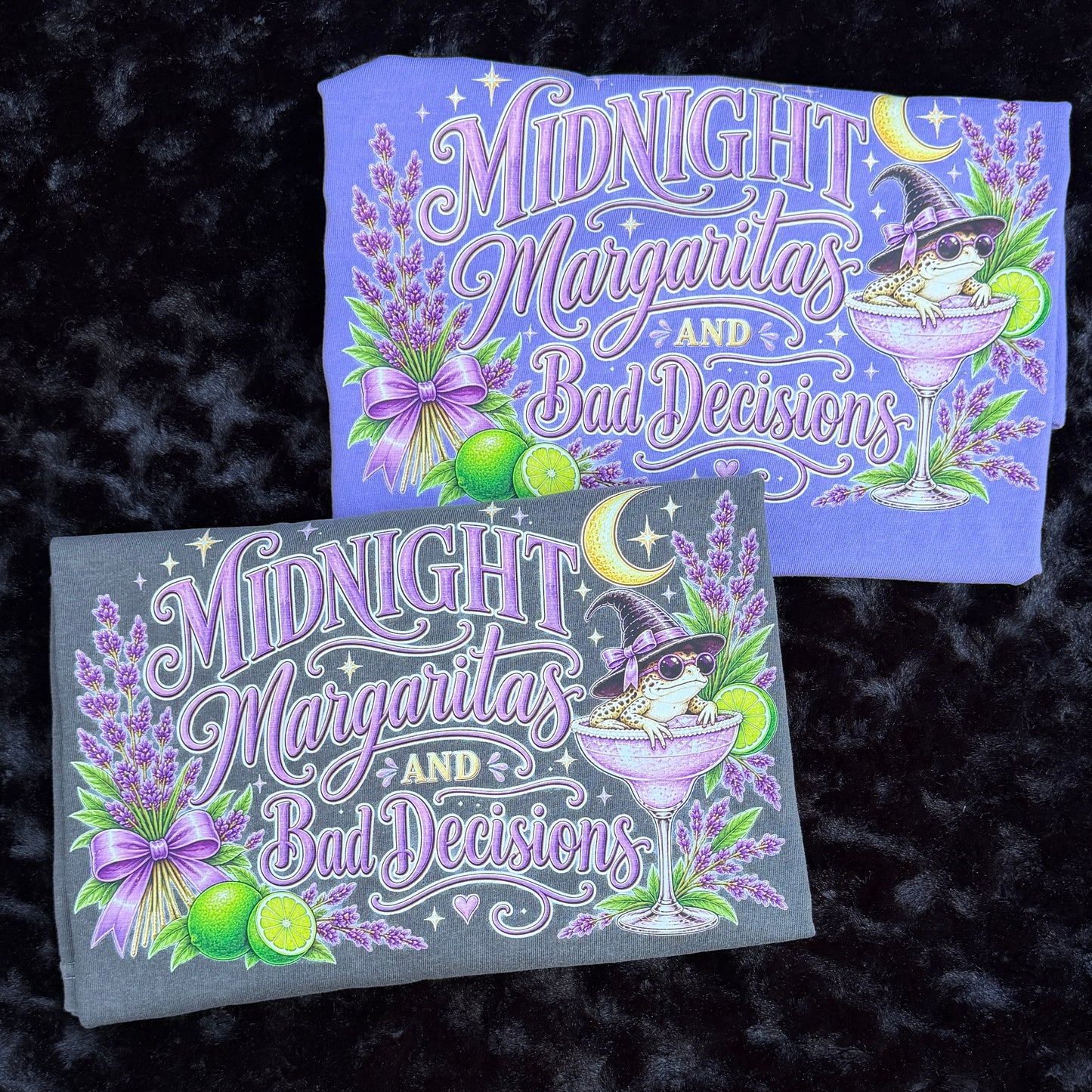 Comfort Colors shirt - Midnight Margarita's & Bad Decisions