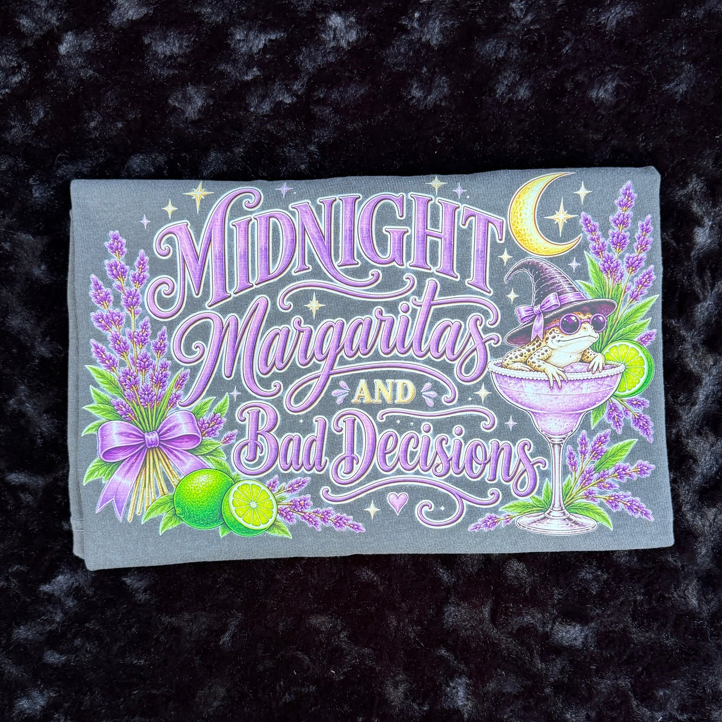 Comfort Colors shirt - Midnight Margarita's & Bad Decisions