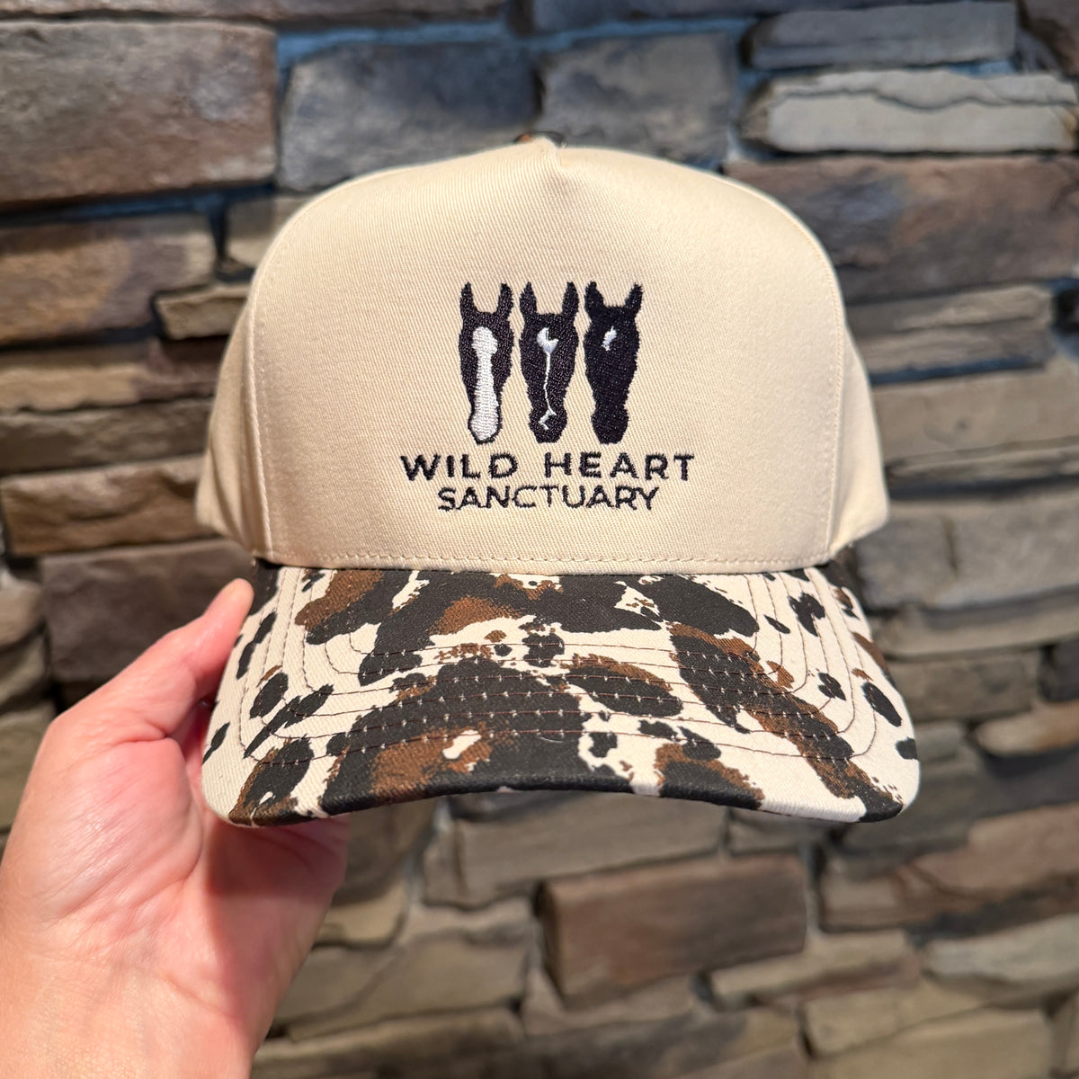 Embroidered Hats- Wild Heart Sanctuary Vintage Animal Trucker Hat