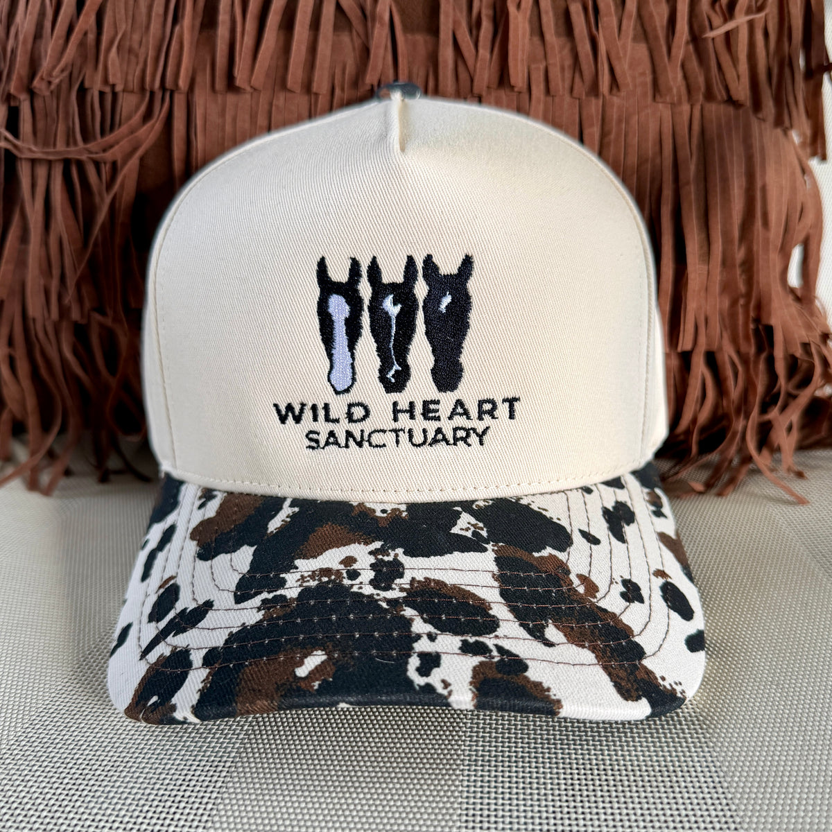 Embroidered Hats- Wild Heart Sanctuary Vintage Animal Trucker Hat
