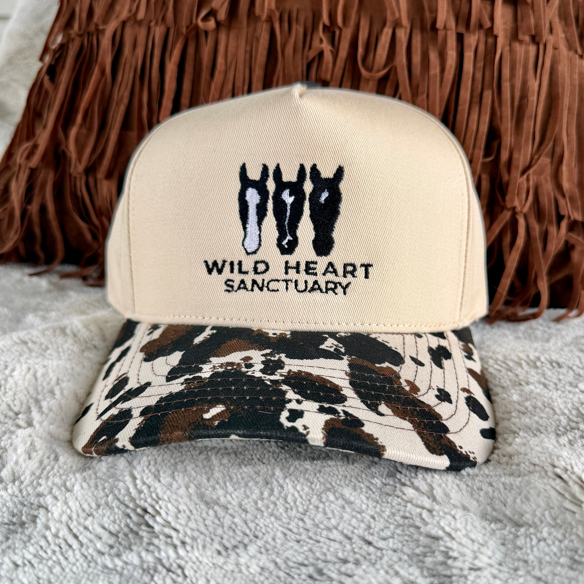 Embroidered Hats- Wild Heart Sanctuary Vintage Animal Trucker Hat