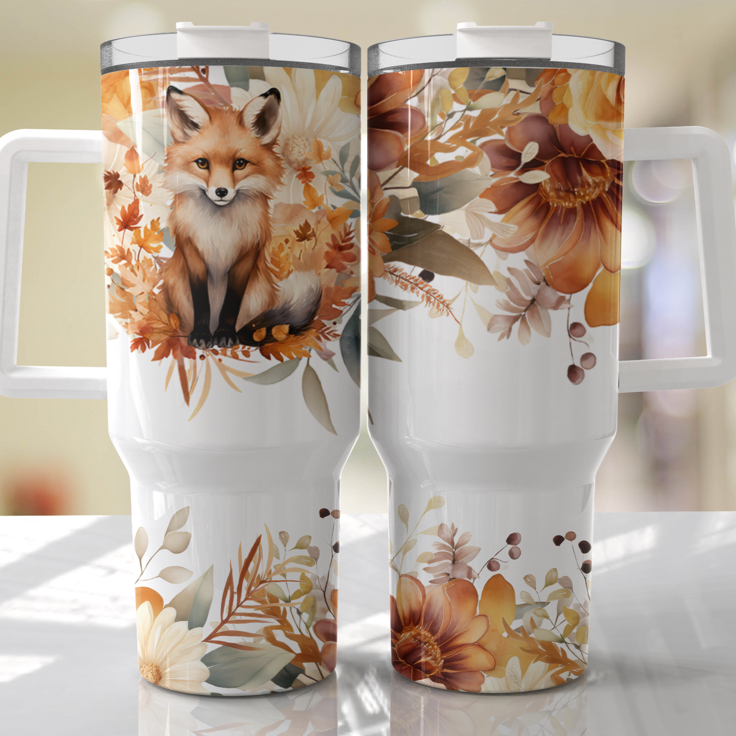 Traveler Tumbler 40 oz- Wild Fox