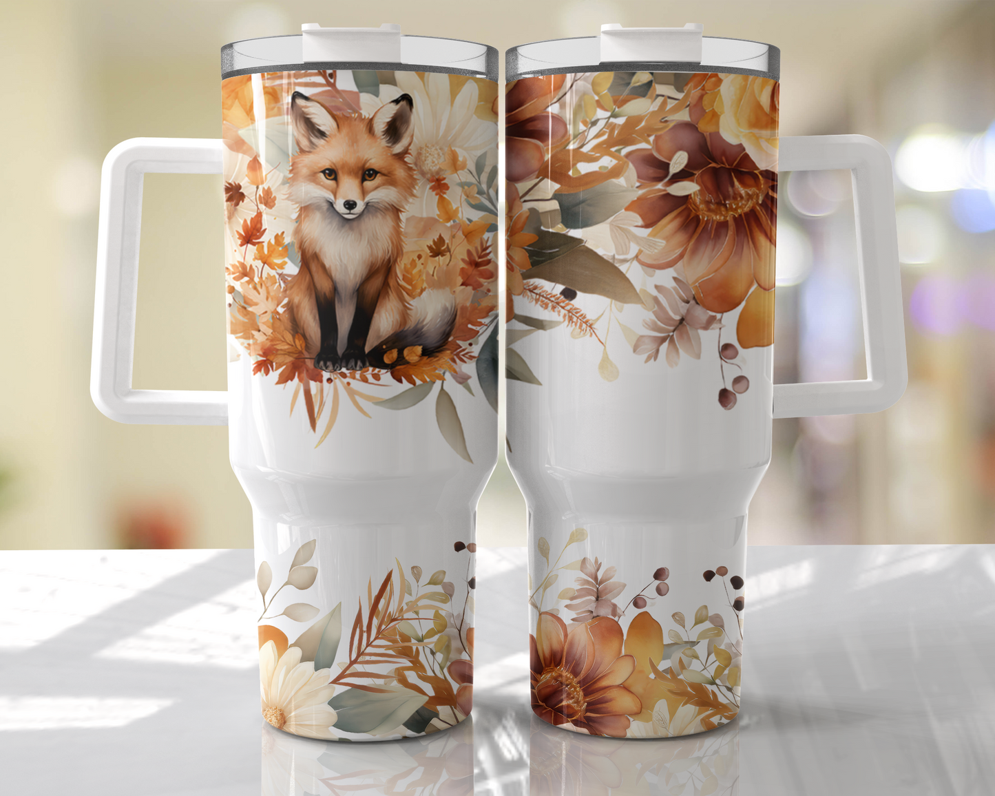 Traveler Tumbler 40 oz- Wild Fox