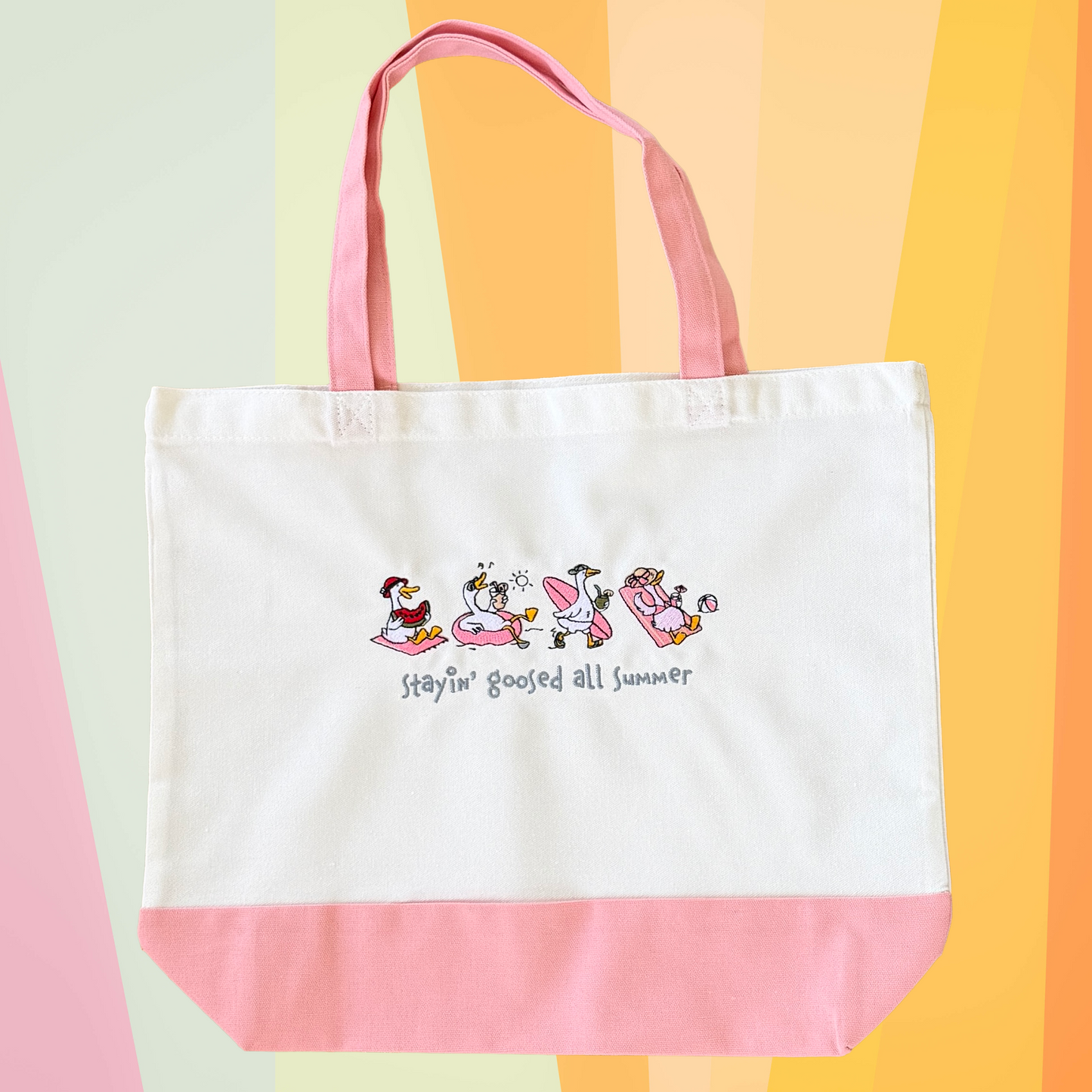 Tote Bags - Staying Goosed all Summer
