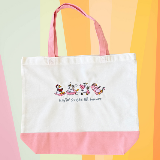 Tote Bags - Staying Goosed all Summer