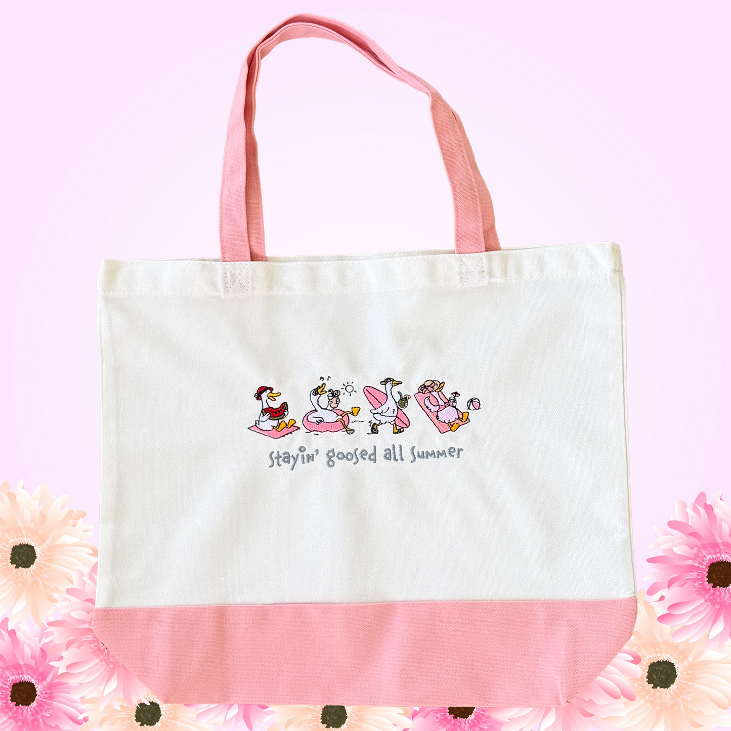 Tote Bags - Staying Goosed all Summer