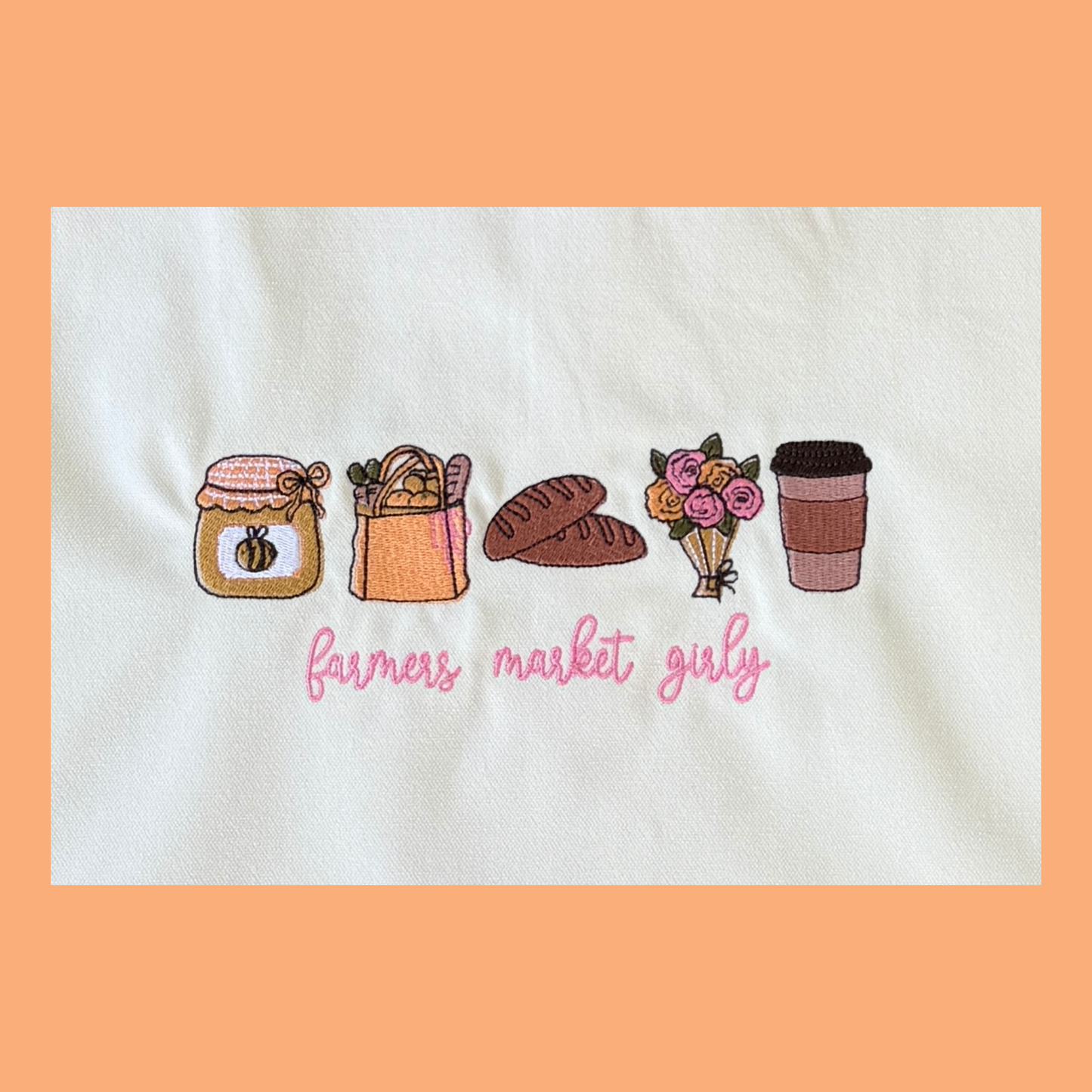 Tote Bags - Farmers market girly honey & Sourdough