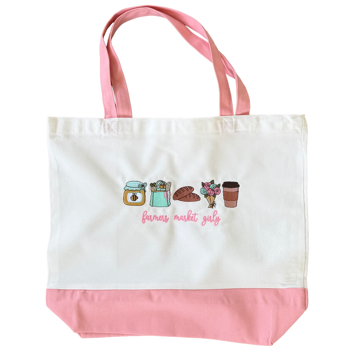 Tote Bags - Farmers market girly honey & Sourdough