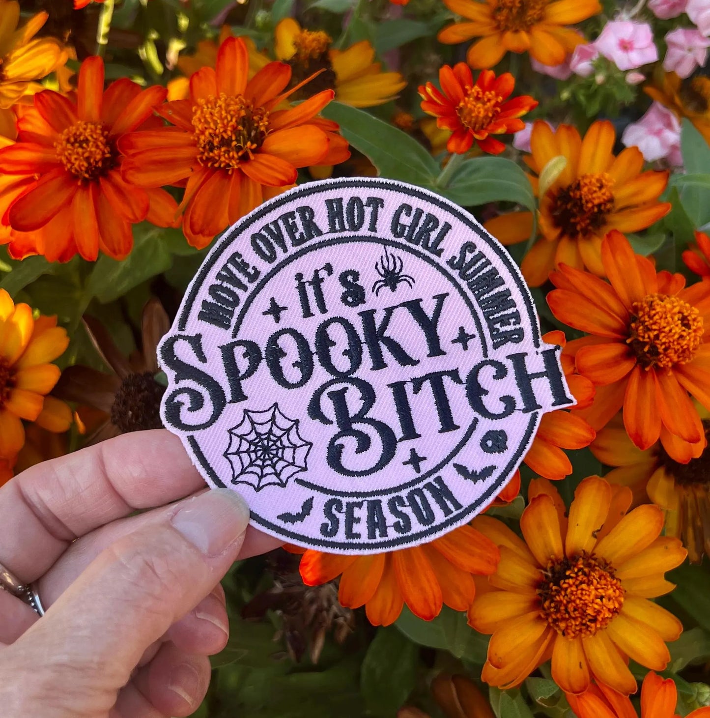 Embroidered Patches - Move over Hot Girl Summer it’s spooky bitch season