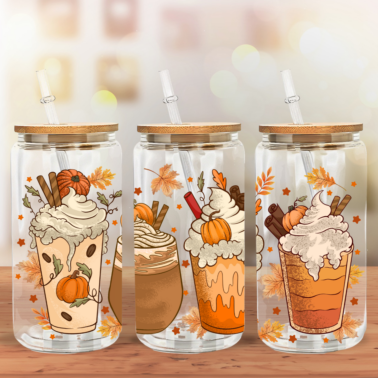 Glass Can- Pumpkin Spice Everything