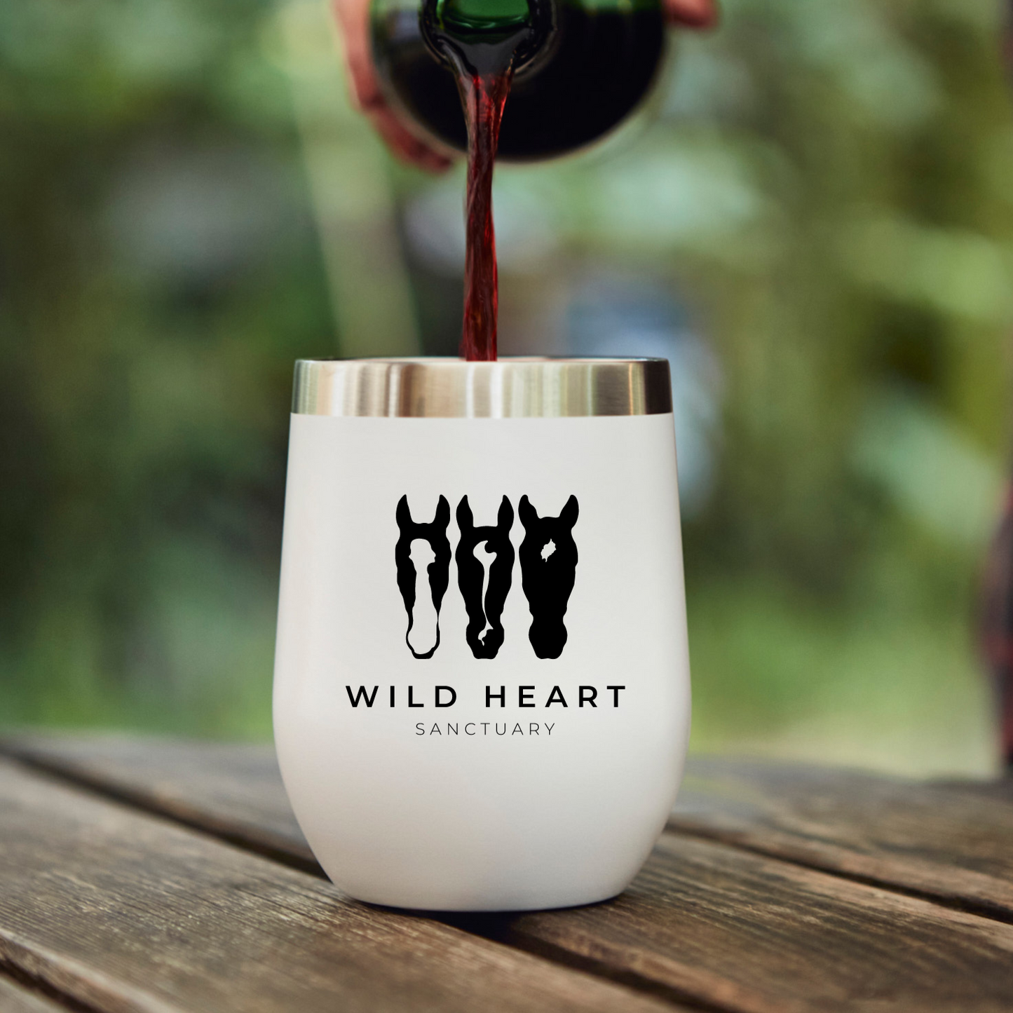 Wine Tumbler- Wild Heart Free Spirit - Wild Heart Sanctuary