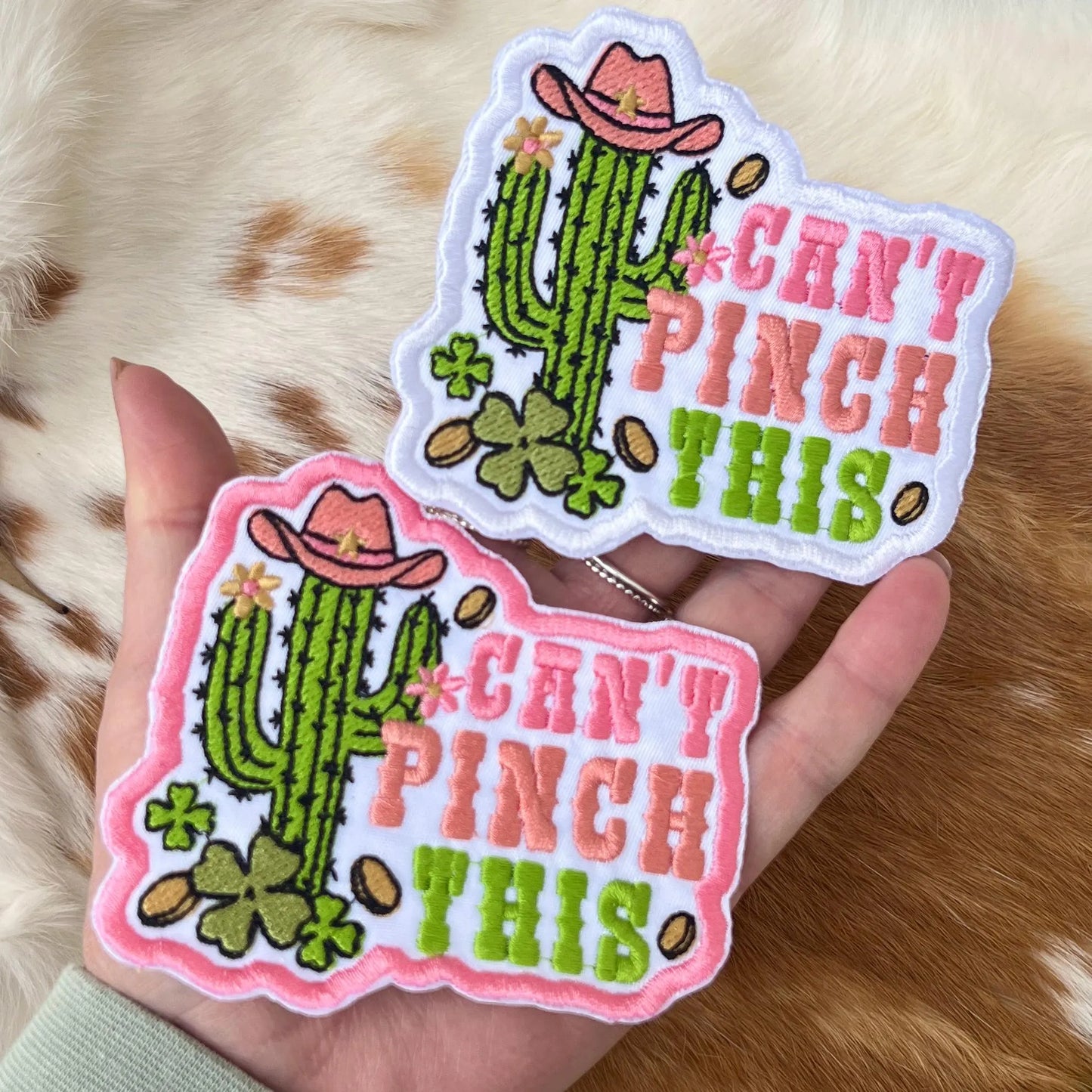 Embroidered Patches - Can't Pinch this