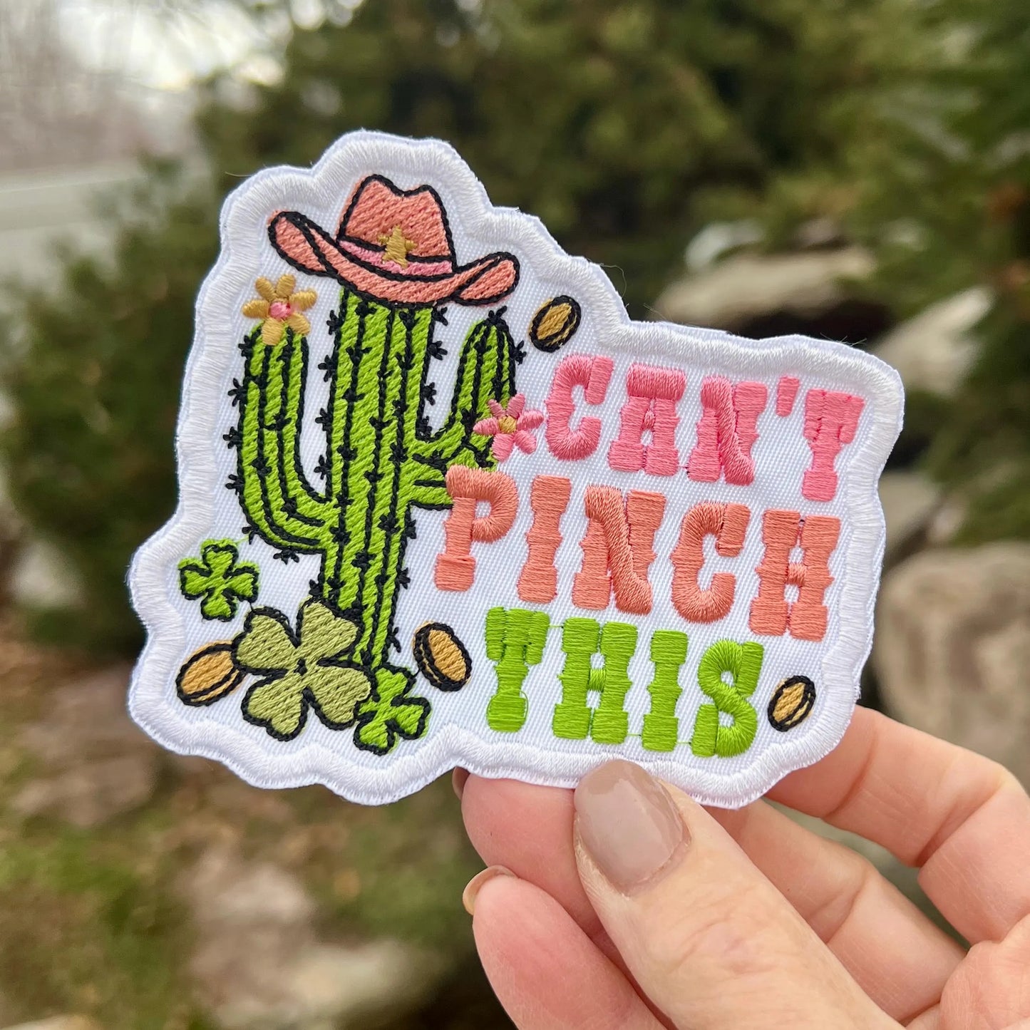 Embroidered Patches - Can't Pinch this