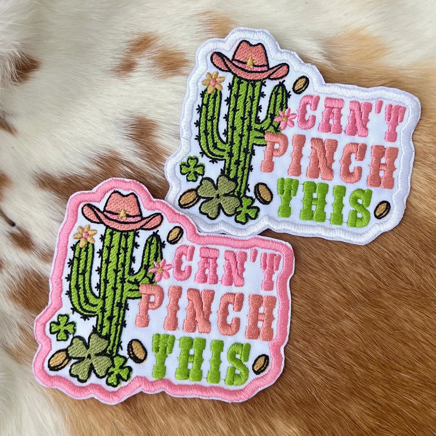 Embroidered Patches - Can't Pinch this
