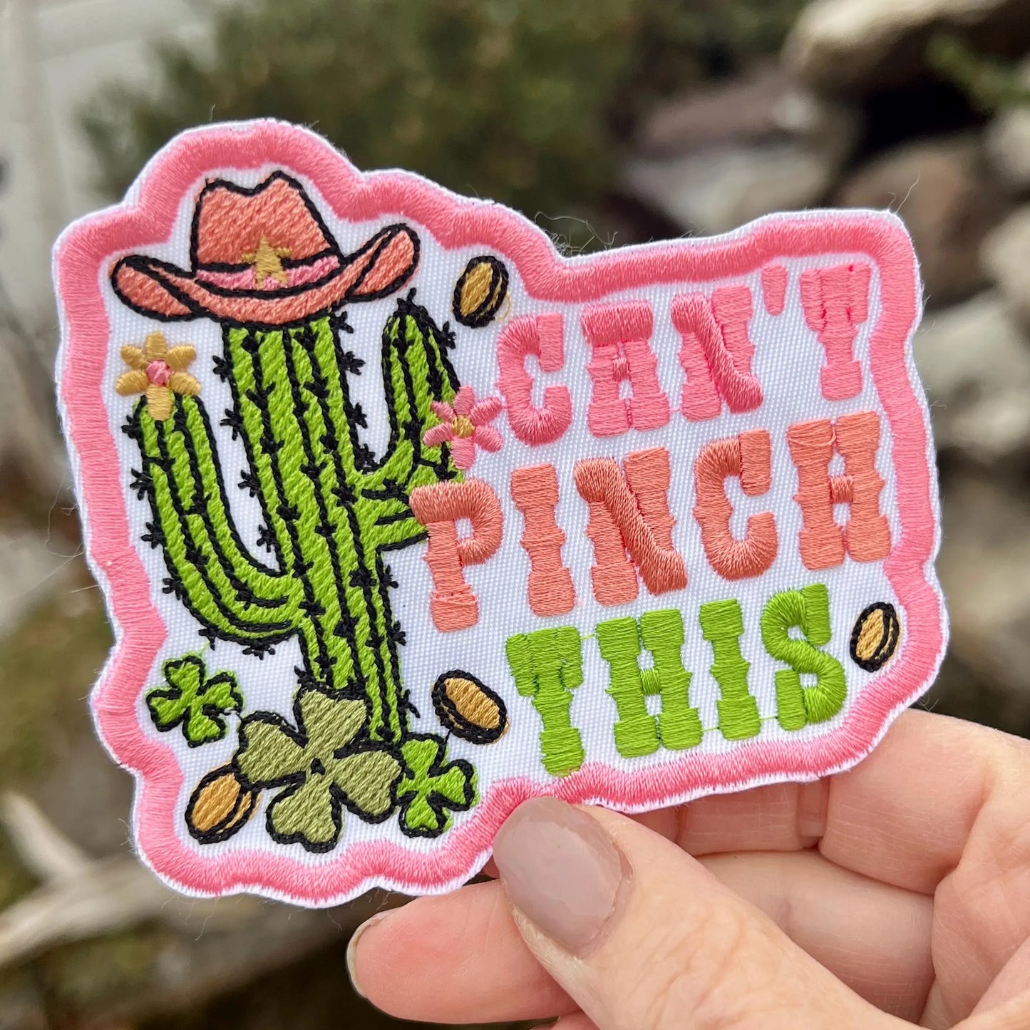 Embroidered Patches - Can't Pinch this