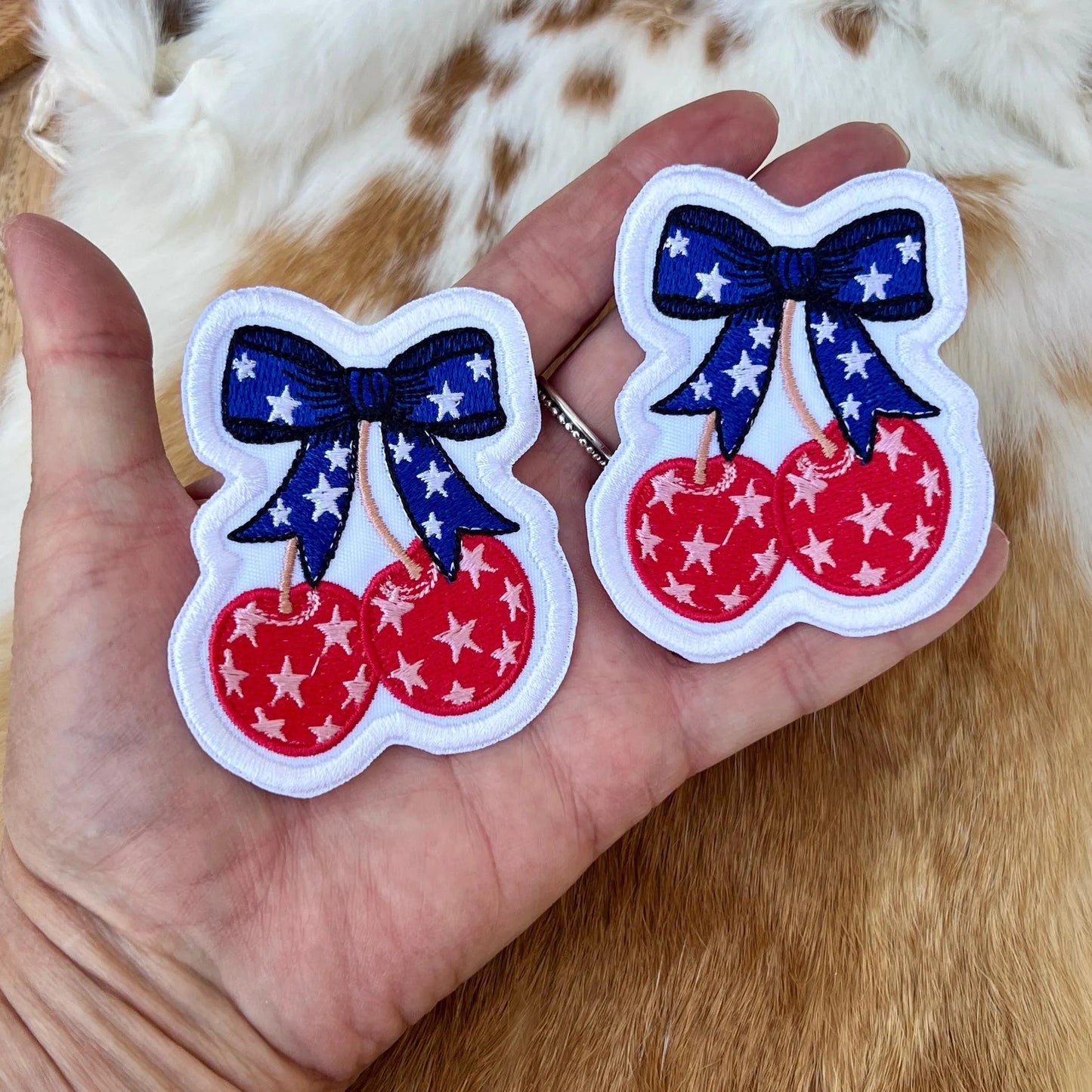 Embroidered Patches - American Cherry