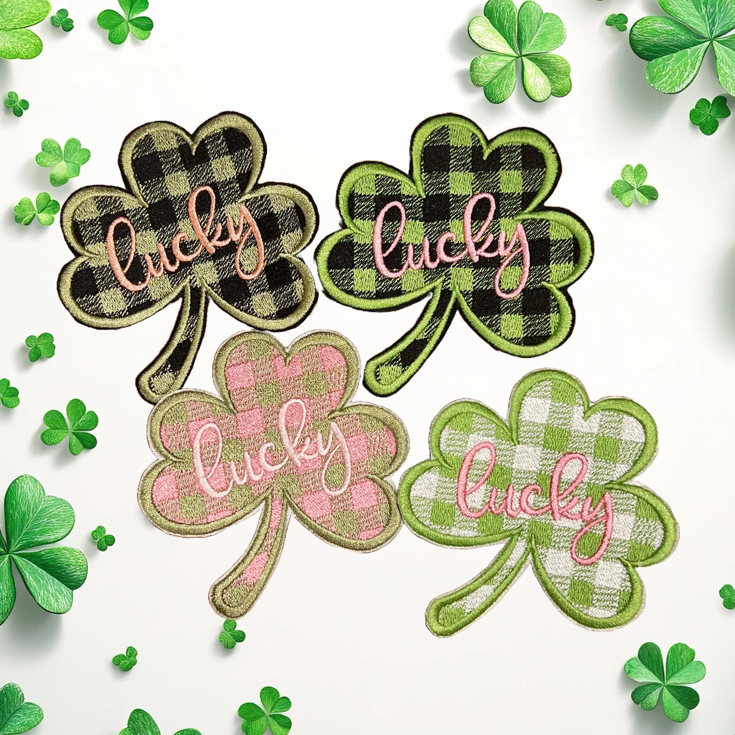 Embroidered Patches - Lucky Clover