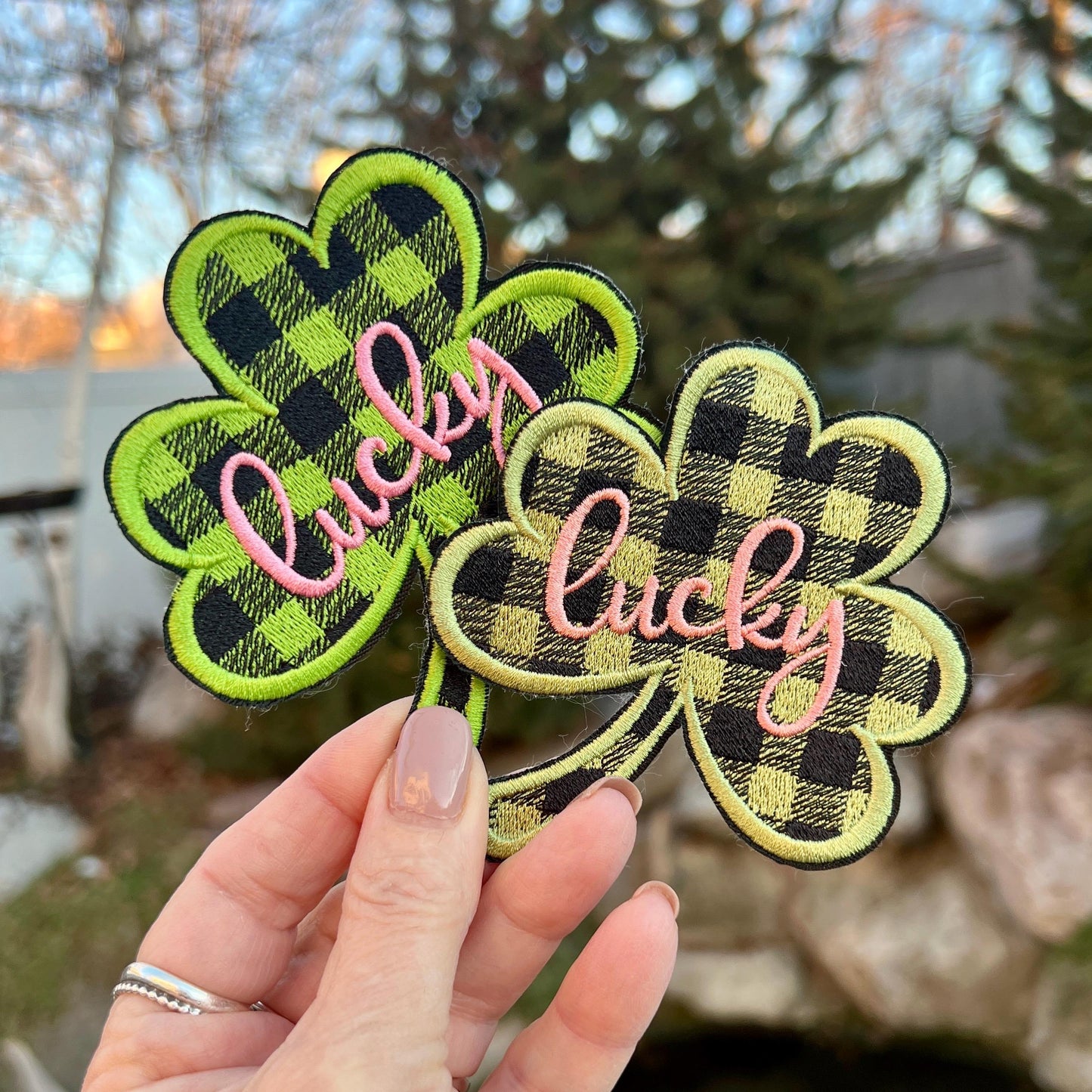 Embroidered Patches - Lucky Clover
