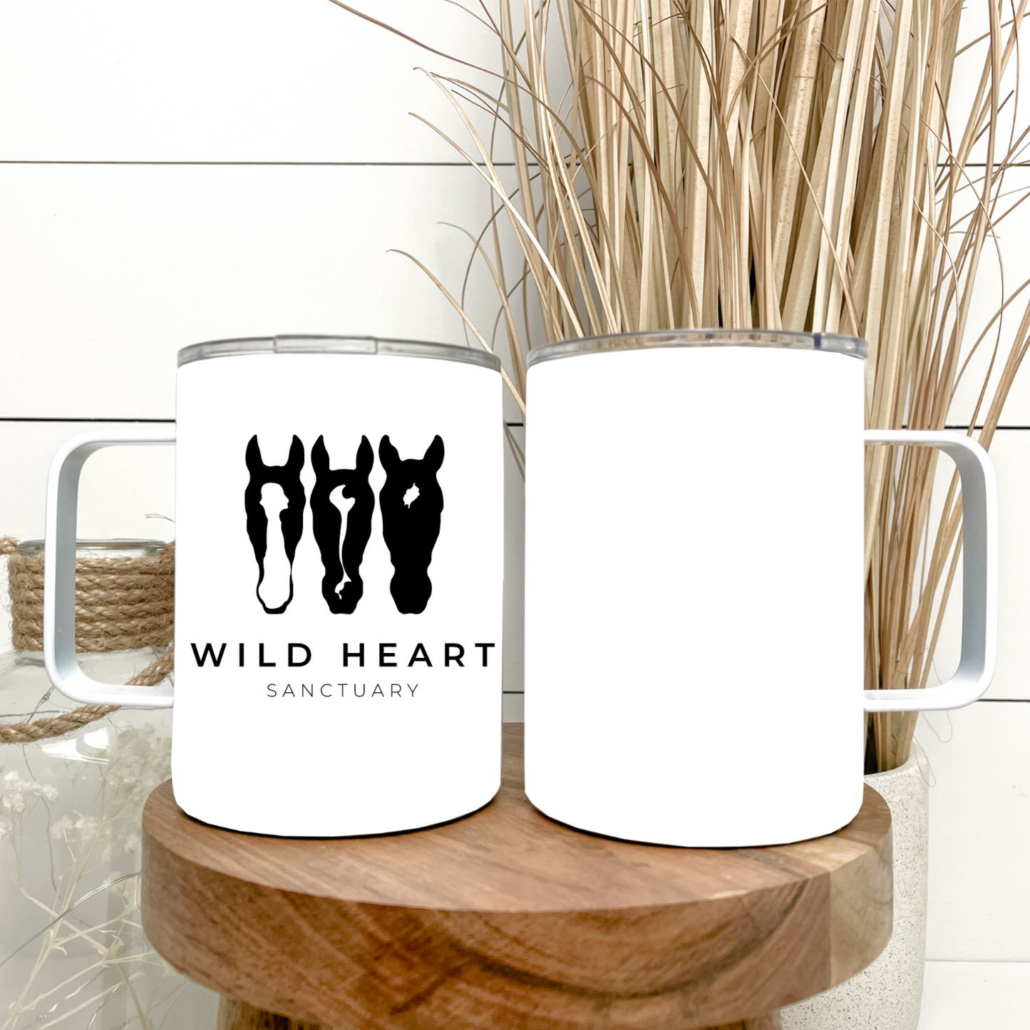 Coffee Cup - Wild Heart Sanctuary Logo