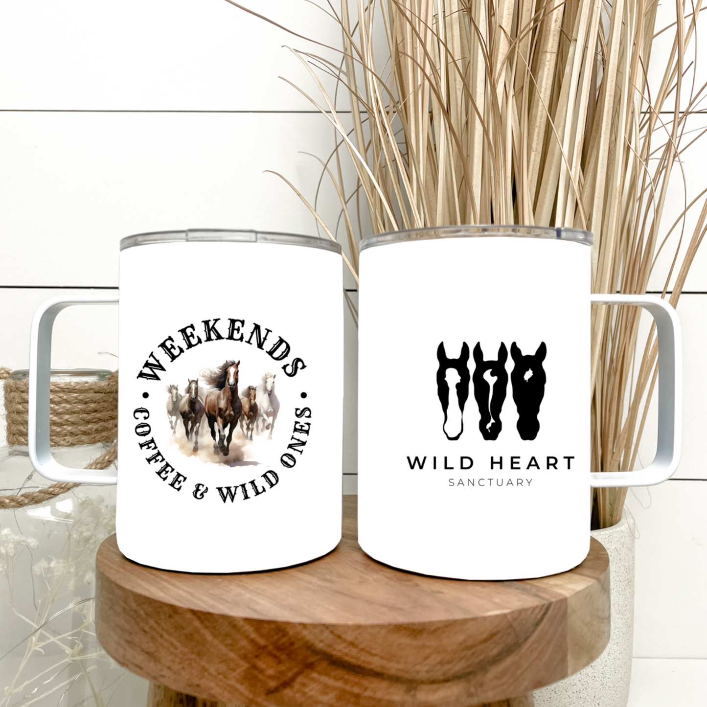 Coffee Cup - Wild Heart Sanctuary - Weekends, Coffee & Wild ones duo