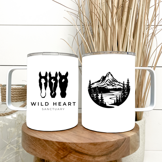 Coffee Cup - Wild Heart Sanctuary Logo